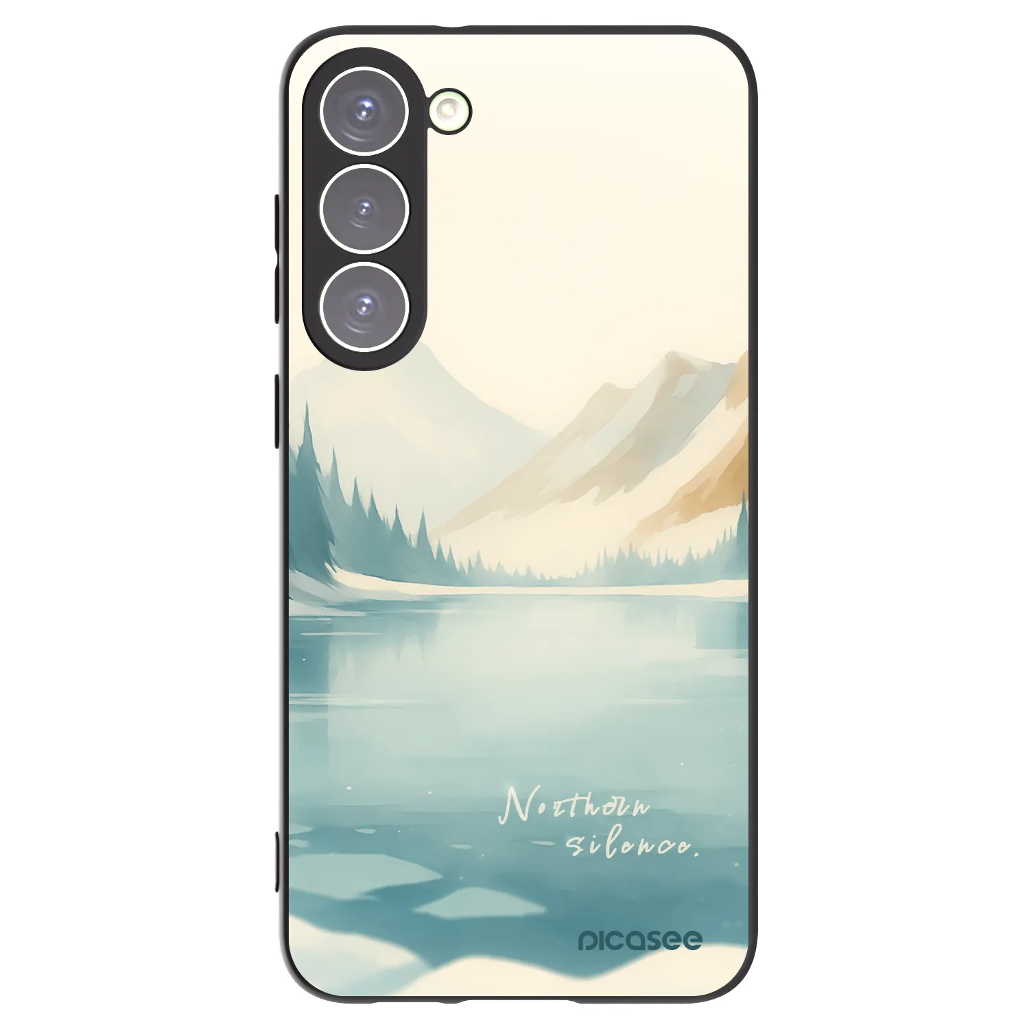 Picasee silikonový černý obal pro Samsung Galaxy S23+ 5G - NOTHERN SILENCE