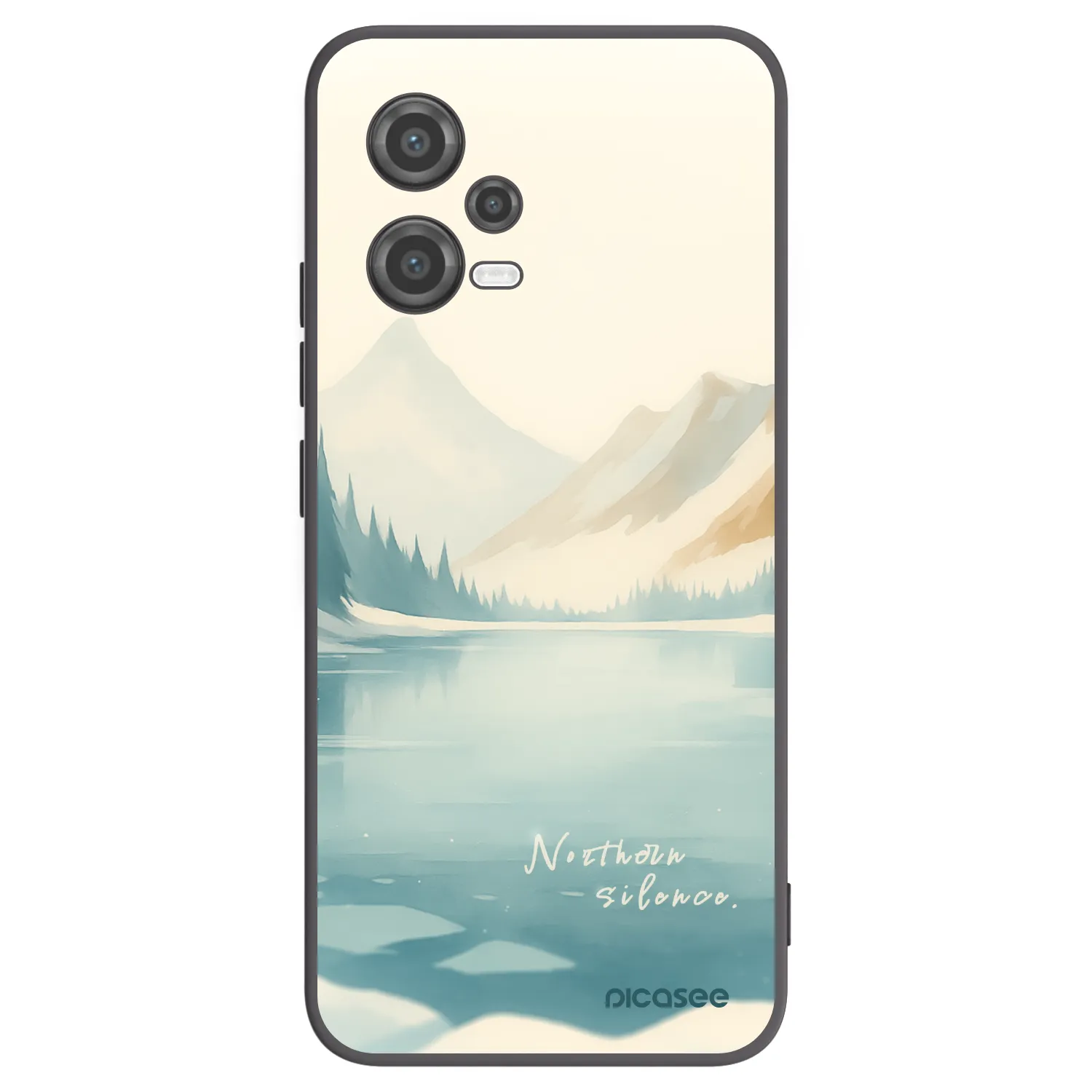 Picasee silikonový černý obal pro Xiaomi Poco X5 - NOTHERN SILENCE