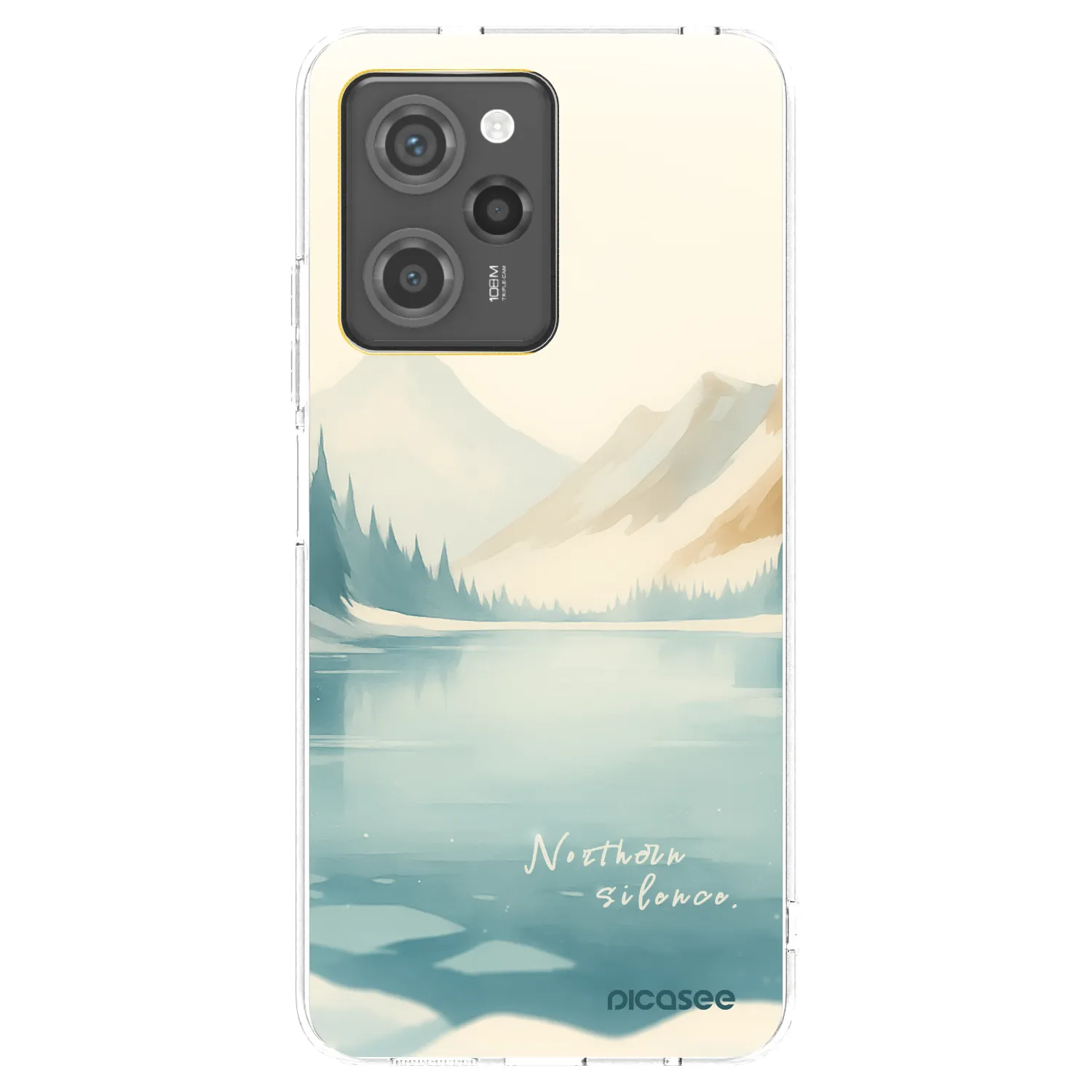 Picasee silikonový průhledný obal pro Xiaomi Poco X5 Pro - NOTHERN SILENCE