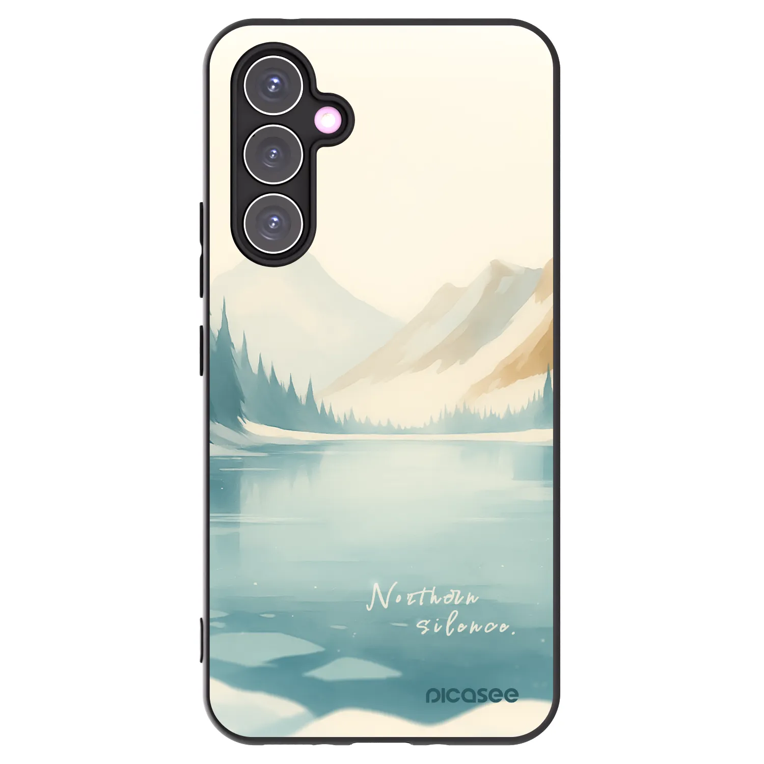 Picasee silikonový černý obal pro Samsung Galaxy A54 5G A546B - NOTHERN SILENCE