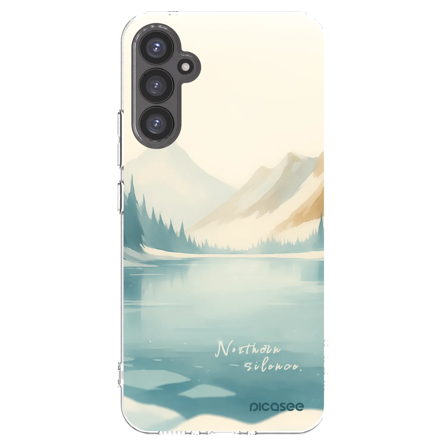Picasee silikonový průhledný obal pro Samsung Galaxy A34 5G A346B - NOTHERN SILENCE