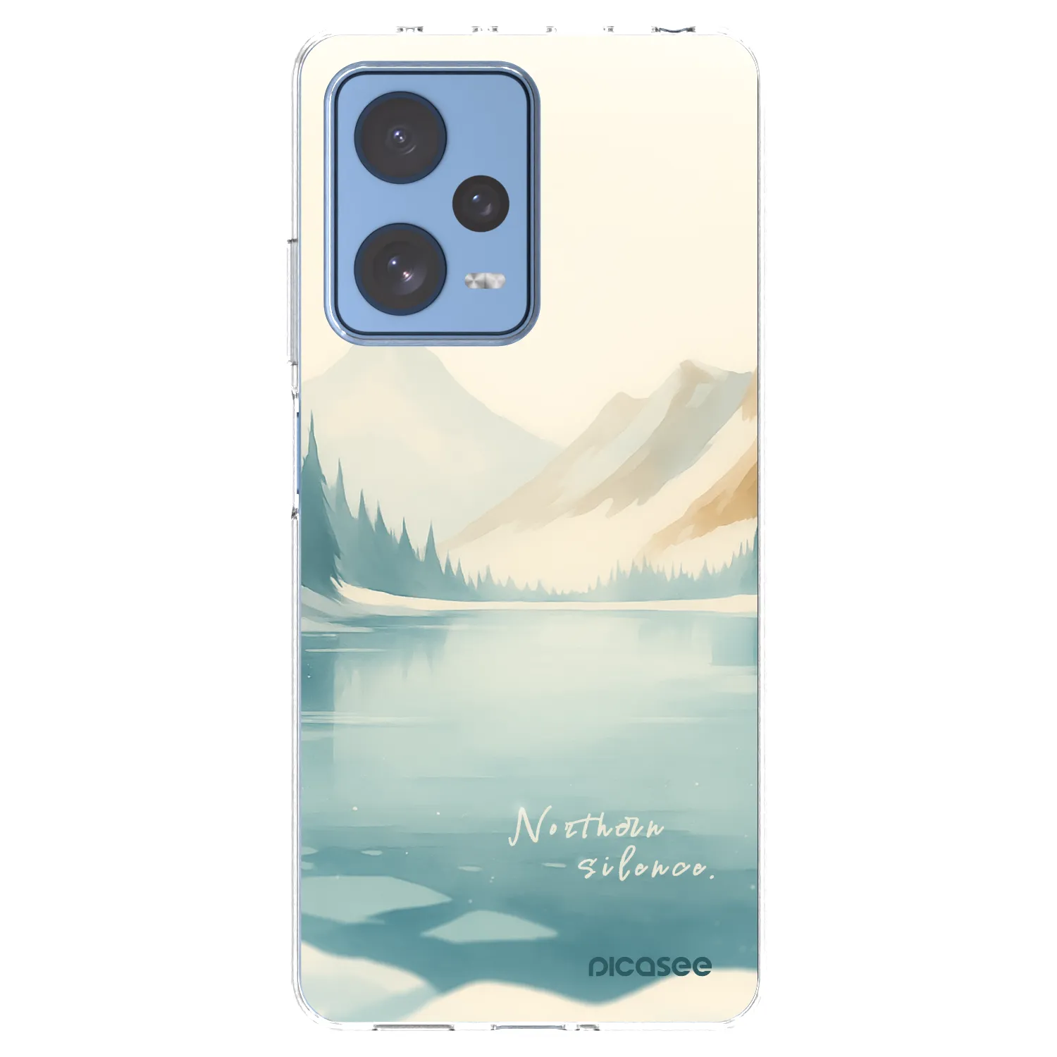 Picasee silikonový průhledný obal pro Xiaomi Redmi Note 12 Pro 5G - NOTHERN SILENCE