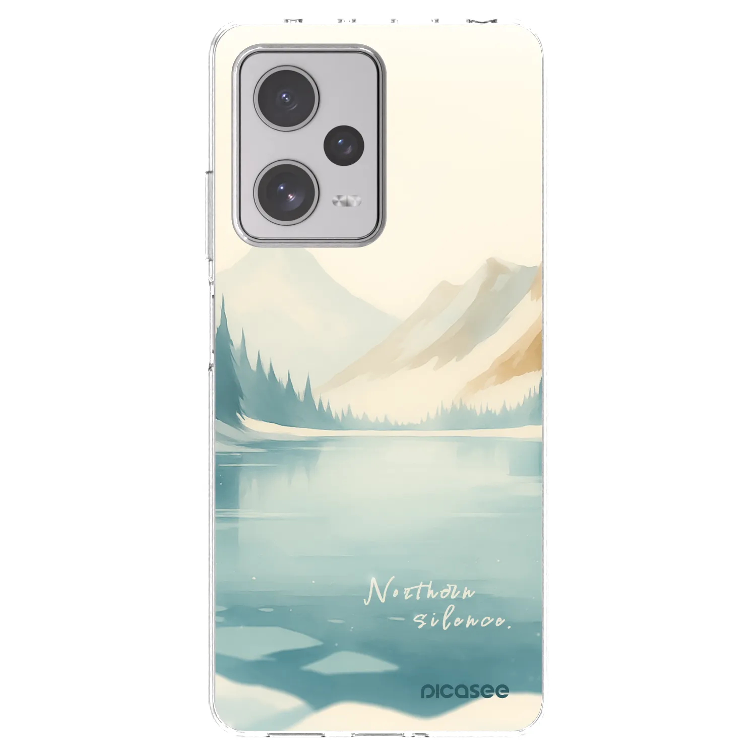 Picasee silikonový průhledný obal pro Xiaomi Redmi Note 12 Pro+ 5G - NOTHERN SILENCE