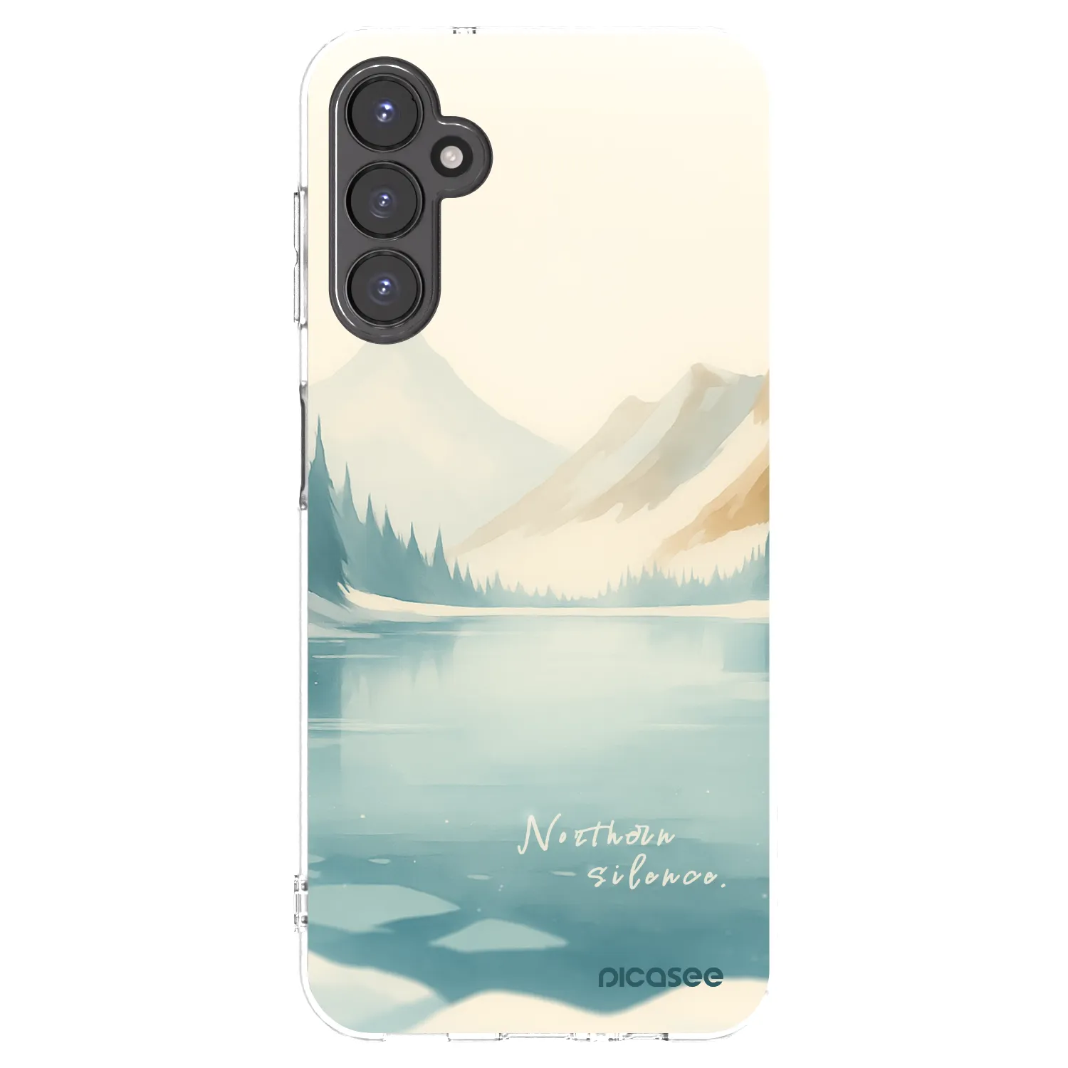 Picasee silikonový průhledný obal pro Samsung Galaxy A14 5G A146P - NOTHERN SILENCE