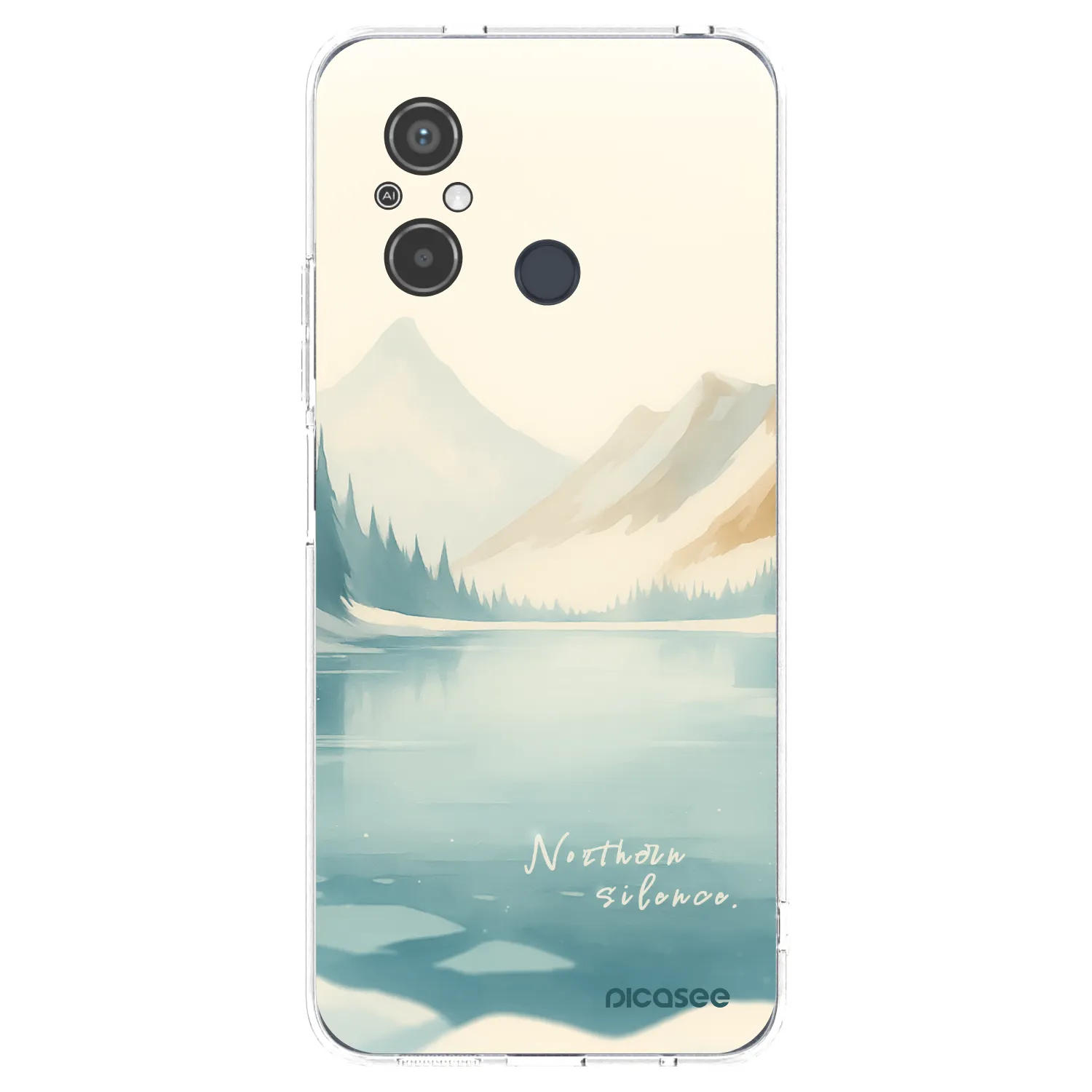 Picasee silikonový průhledný obal pro Xiaomi Redmi 12C - NOTHERN SILENCE