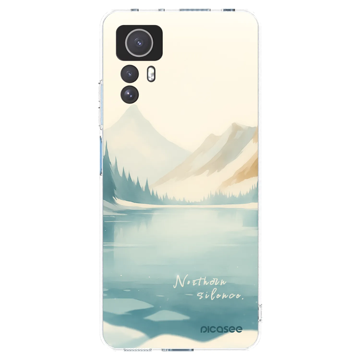Picasee silikonový průhledný obal pro Xiaomi Redmi Note 12S - NOTHERN SILENCE