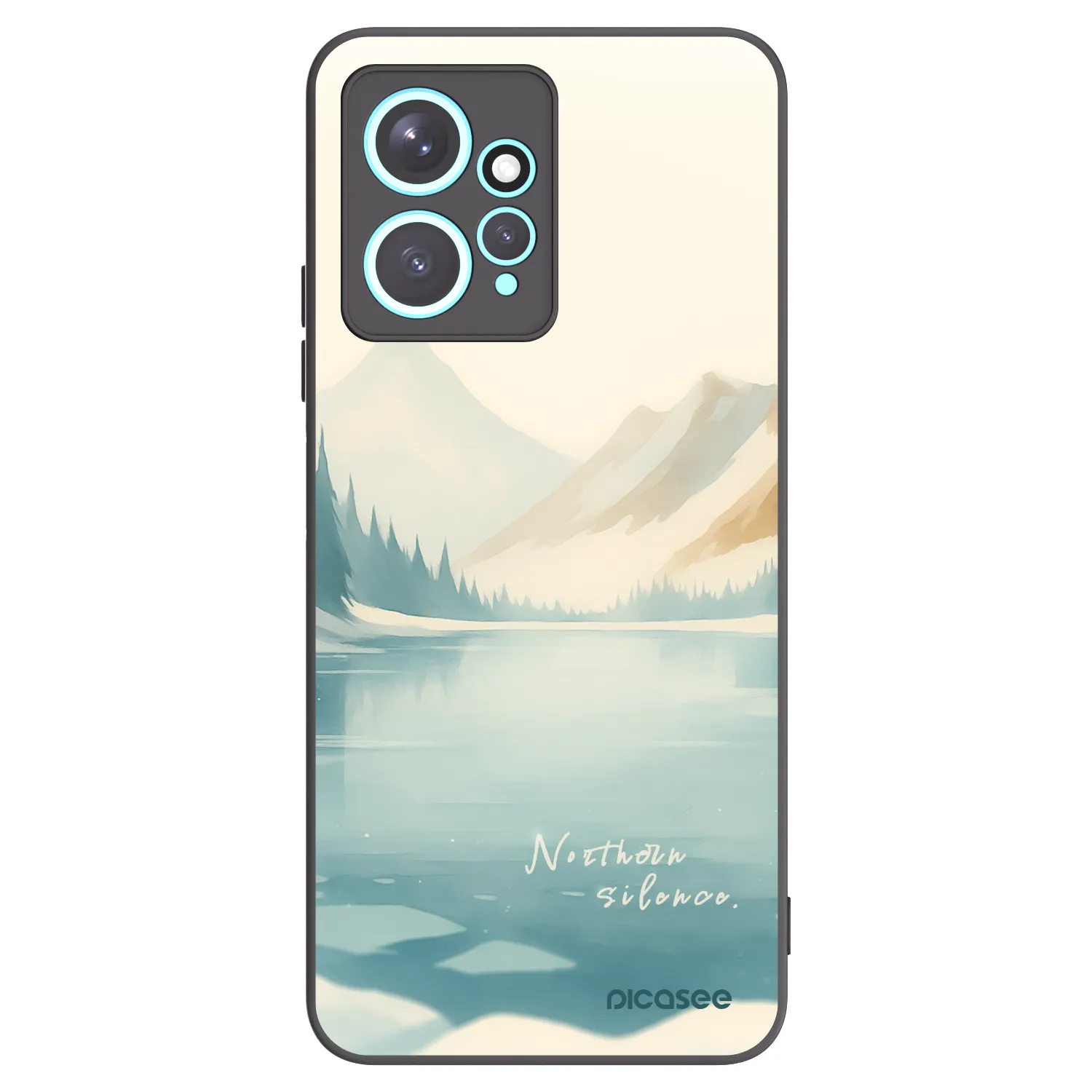 Picasee silikonový černý obal pro Xiaomi Redmi Note 12 4G - NOTHERN SILENCE