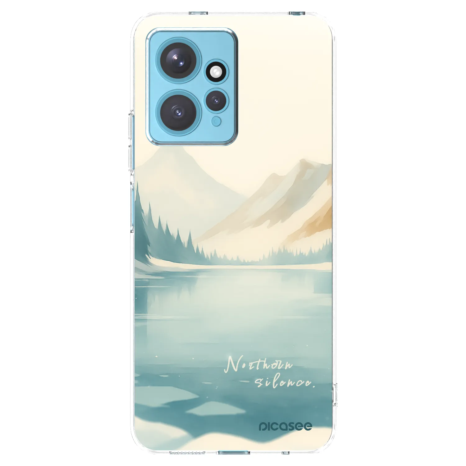 Picasee silikonový průhledný obal pro Xiaomi Redmi Note 12 4G - NOTHERN SILENCE
