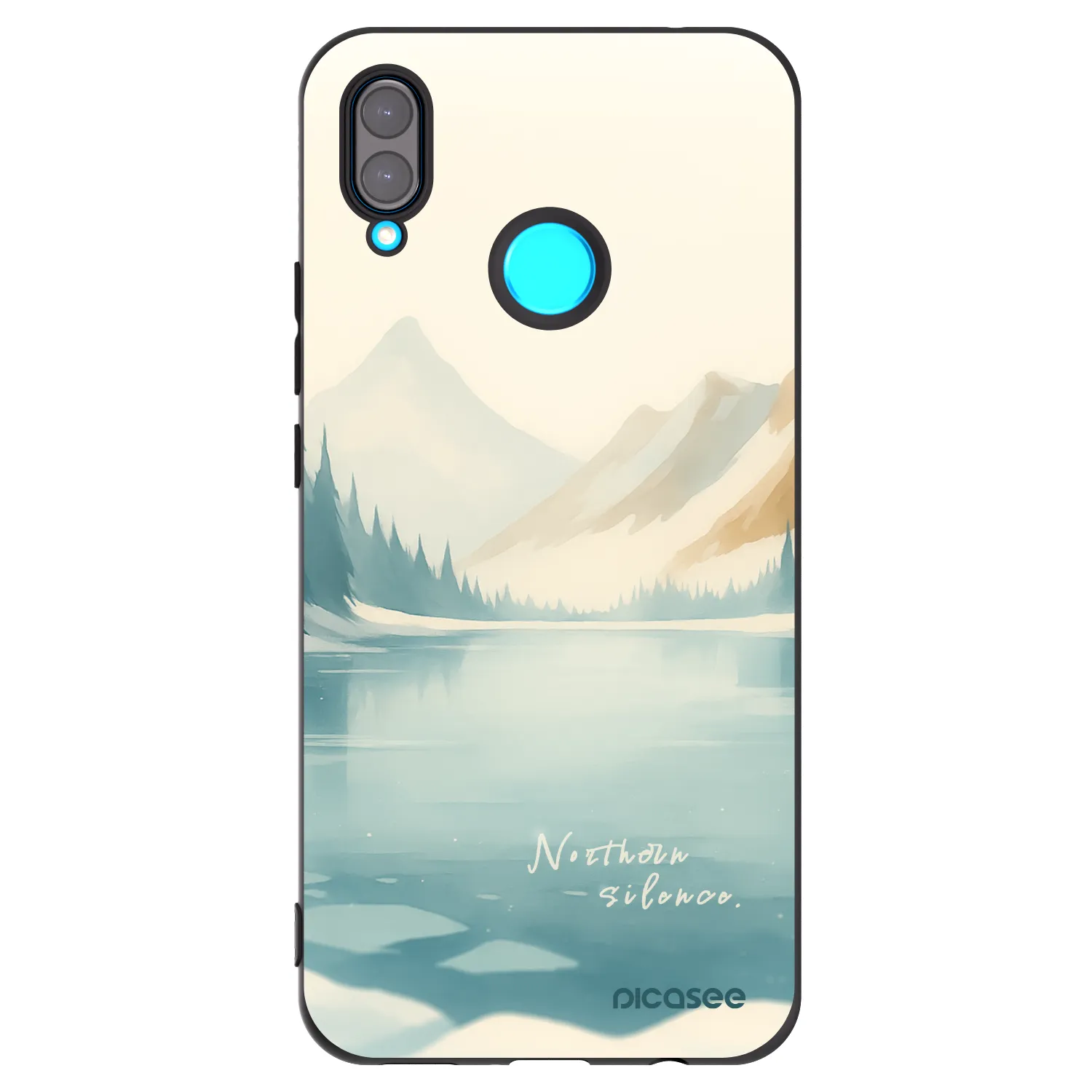 Picasee silikonový černý obal pro Huawei Nova 3 - NOTHERN SILENCE