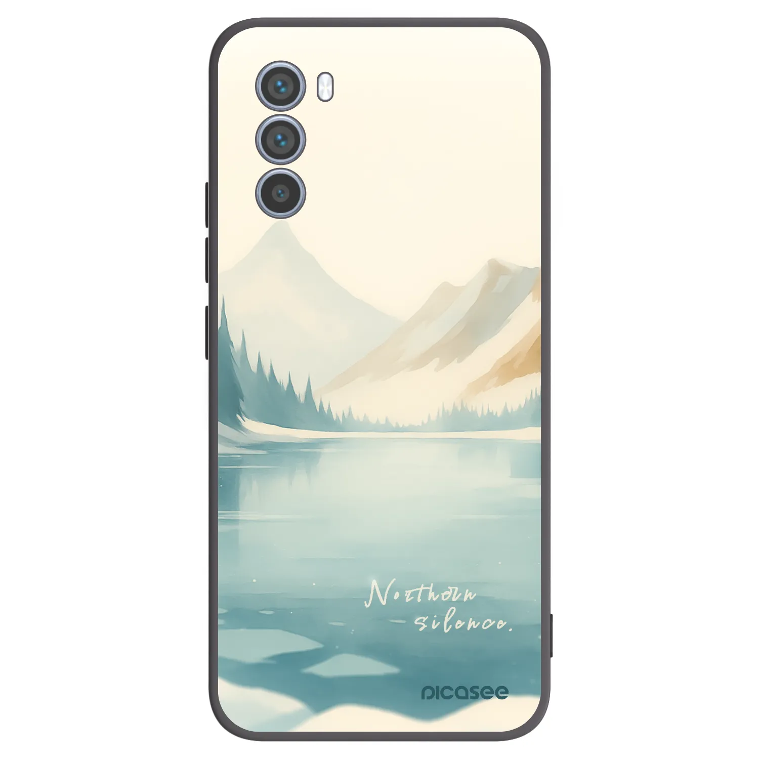 Picasee silikonový černý obal pro Motorola Moto G62 - NOTHERN SILENCE