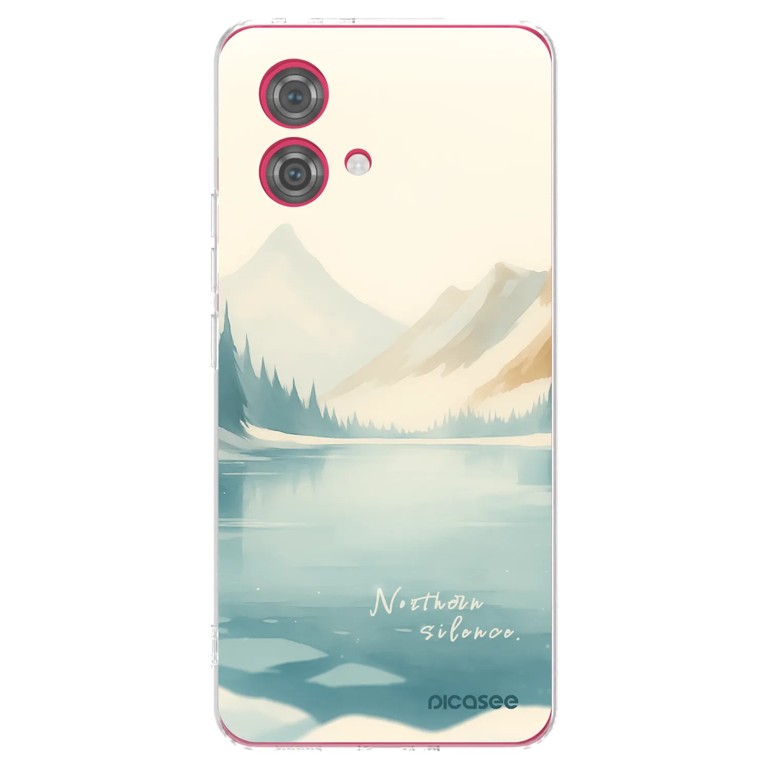 Picasee silikonový průhledný obal pro Motorola Moto G84 5G - NOTHERN SILENCE