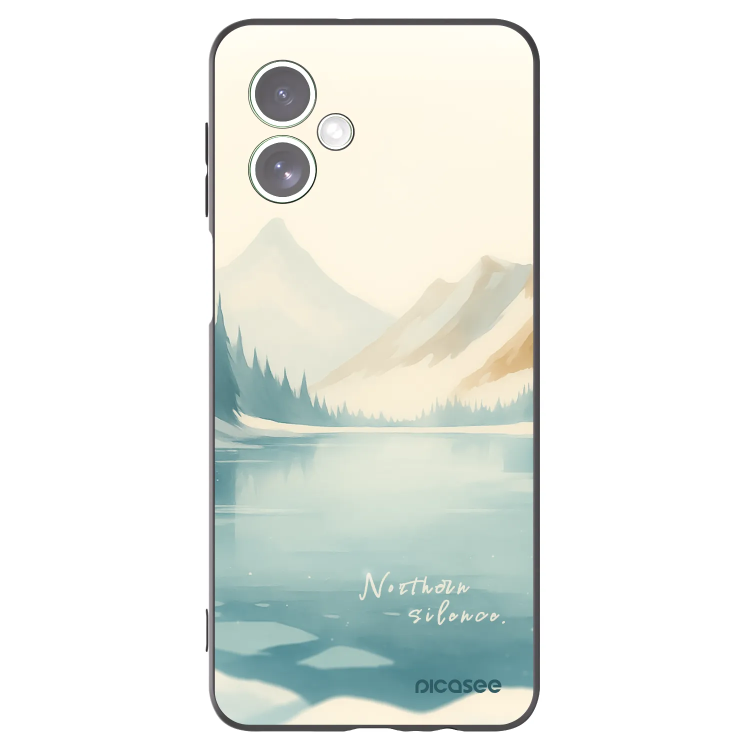 Picasee silikonový černý obal pro Motorola Moto G54 5G - NOTHERN SILENCE