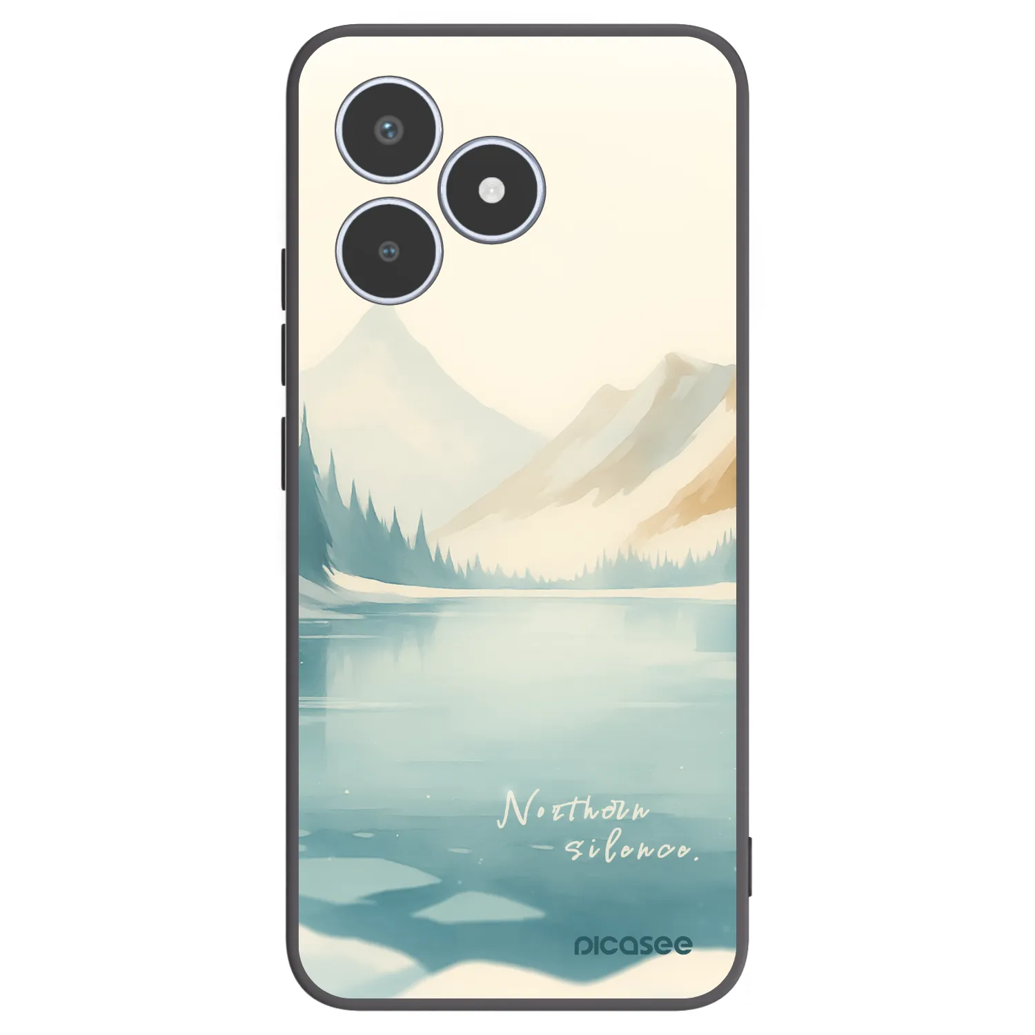 Picasee silikonový černý obal pro Realme C53 - NOTHERN SILENCE