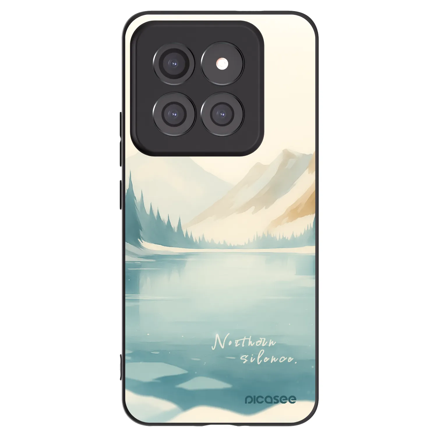 Picasee silikonový černý obal pro Xiaomi 14 Pro - NOTHERN SILENCE