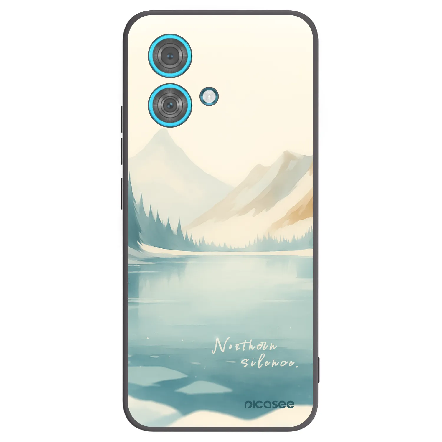 Picasee silikonový černý obal pro Motorola Edge 40 Neo - NOTHERN SILENCE