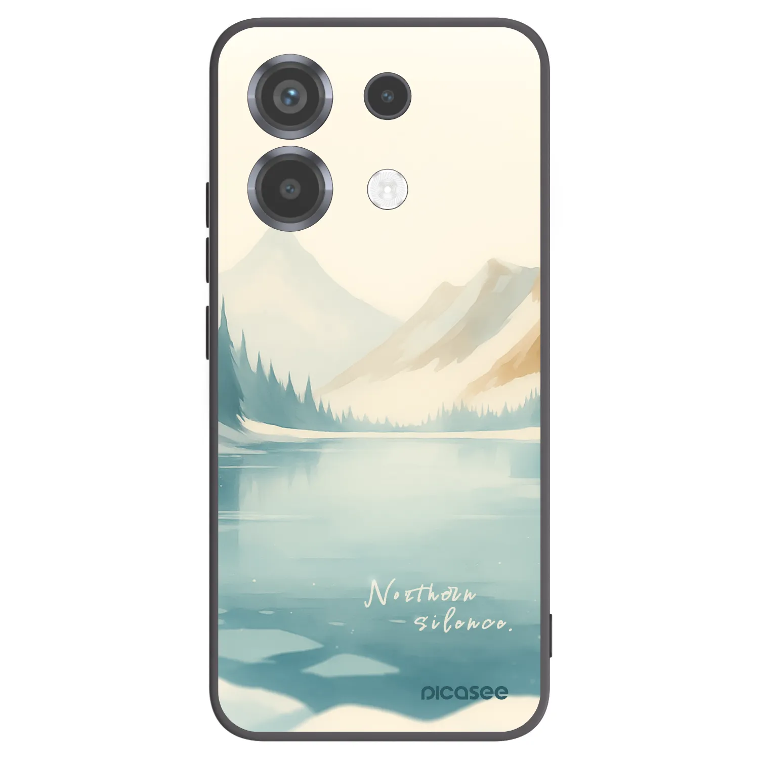 Picasee silikonový černý obal pro Xiaomi Poco X6 - NOTHERN SILENCE