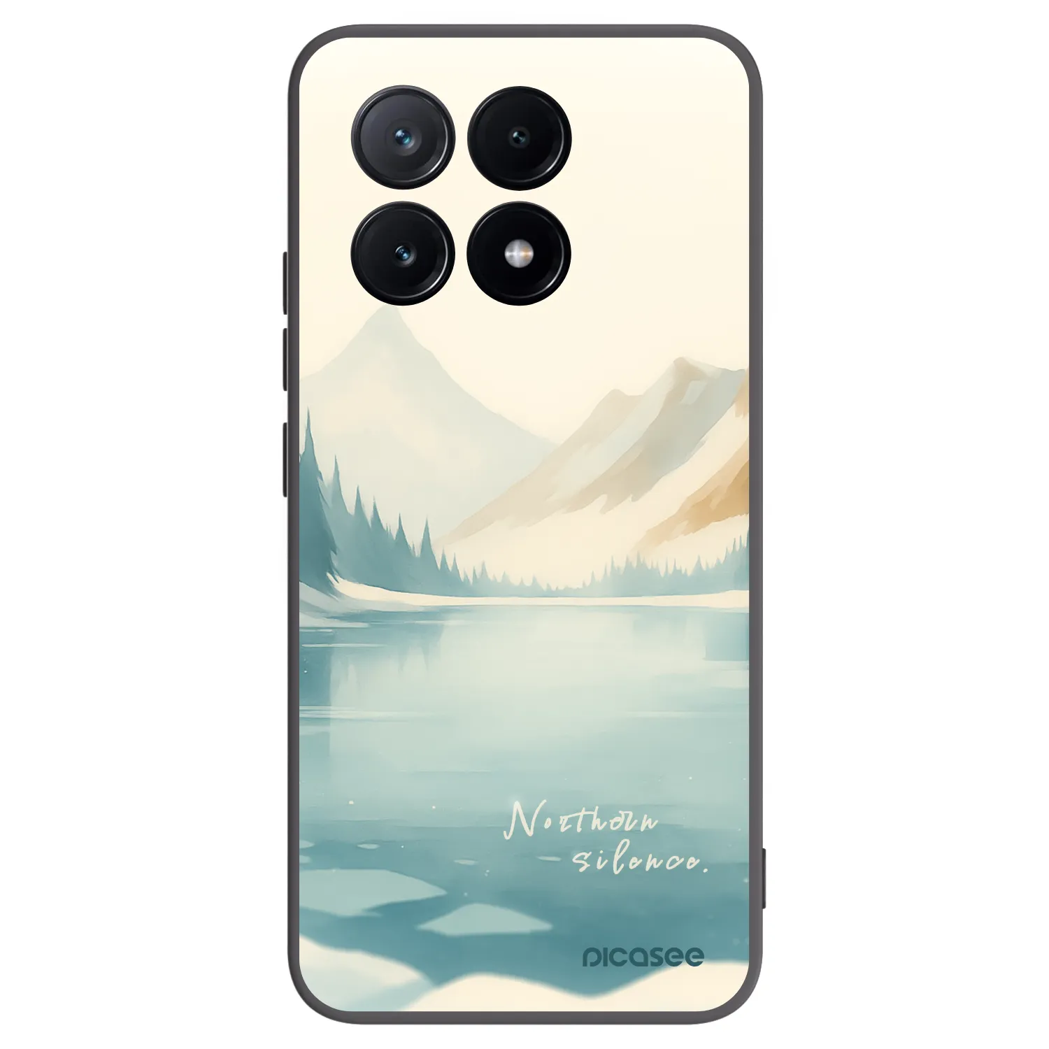 Picasee silikonový černý obal pro Xiaomi Poco X6 Pro - NOTHERN SILENCE