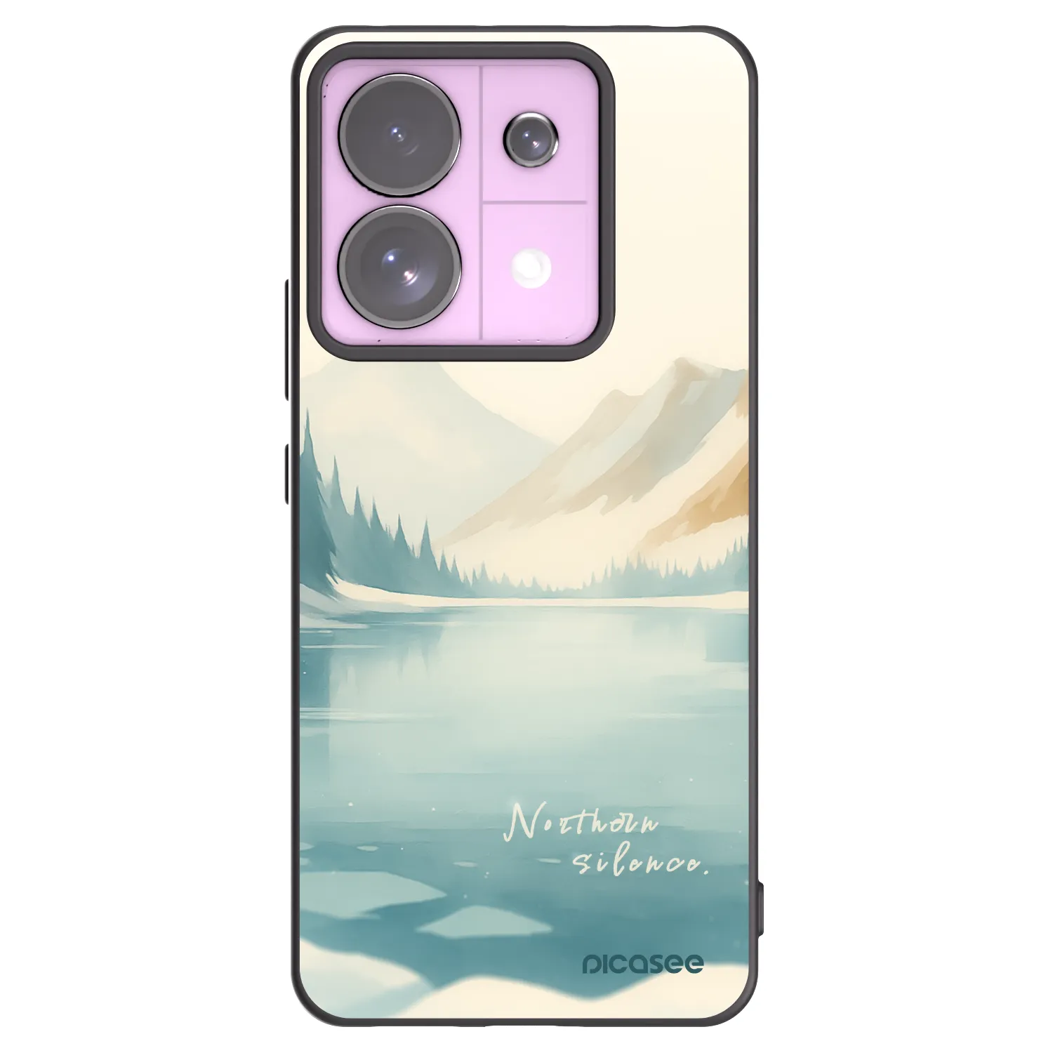 Picasee silikonový černý obal pro Xiaomi Redmi Note 13 Pro 5G - NOTHERN SILENCE