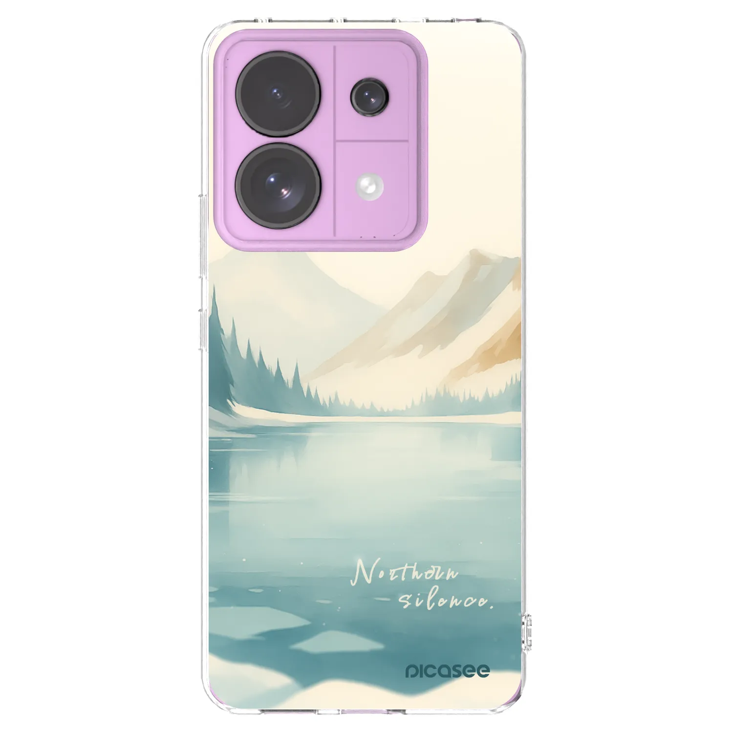 Picasee silikonový průhledný obal pro Xiaomi Redmi Note 13 Pro 5G - NOTHERN SILENCE