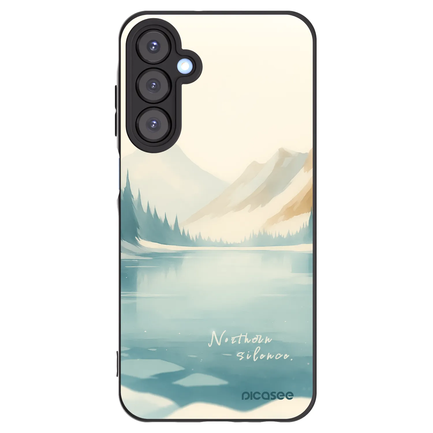 Picasee silikonový černý obal pro Samsung Galaxy A25 A256B 5G - NOTHERN SILENCE