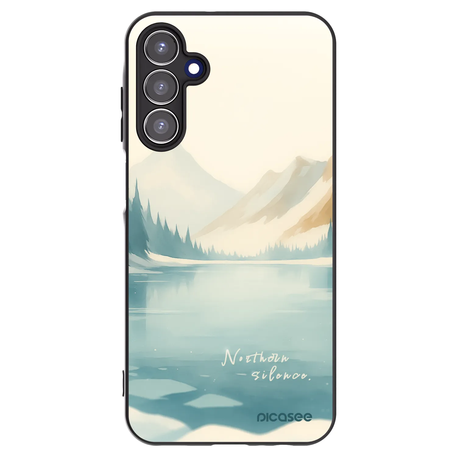 Picasee silikonový černý obal pro Samsung Galaxy A15 A155F 4G - NOTHERN SILENCE