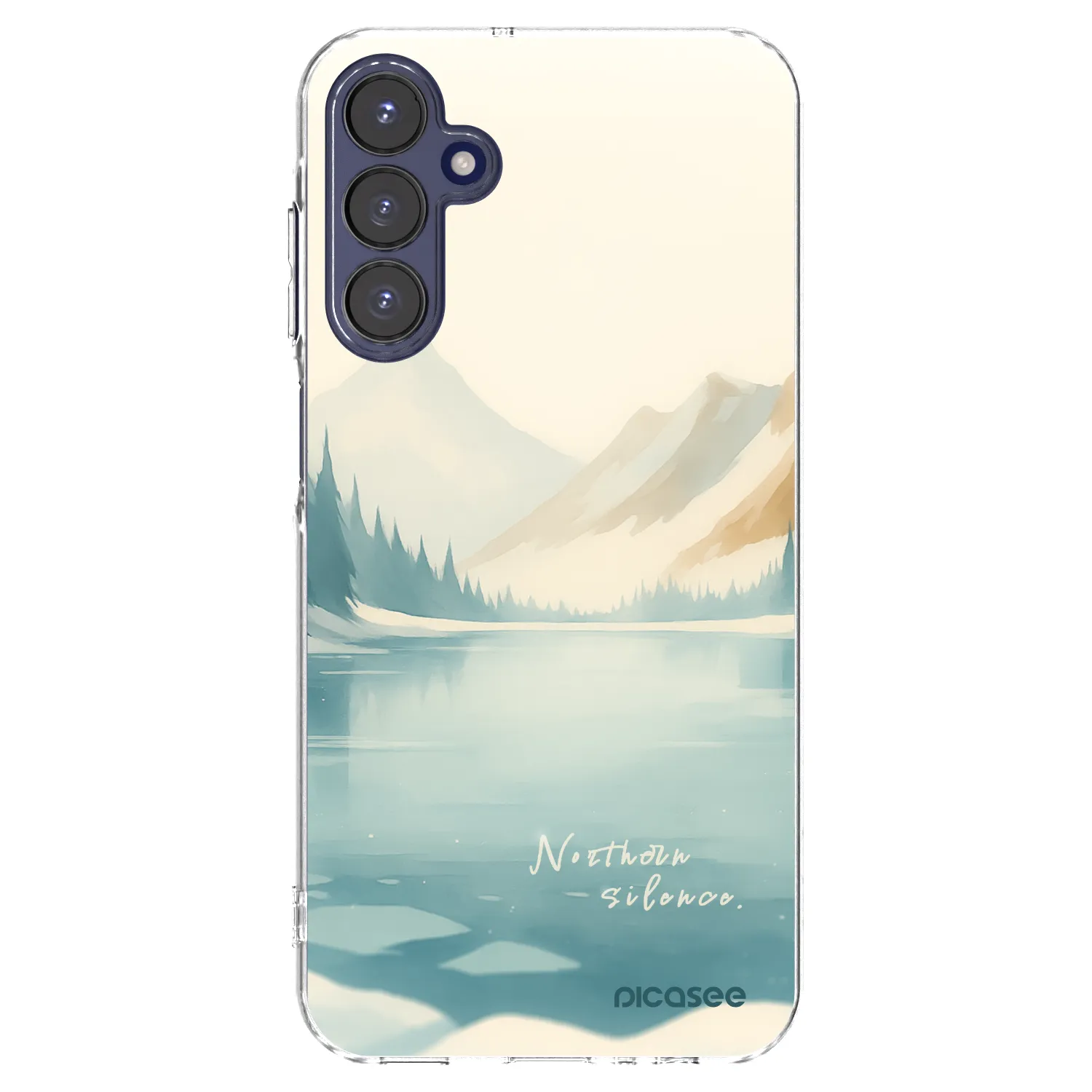 Picasee silikonový průhledný obal pro Samsung Galaxy A15 A155F 4G - NOTHERN SILENCE