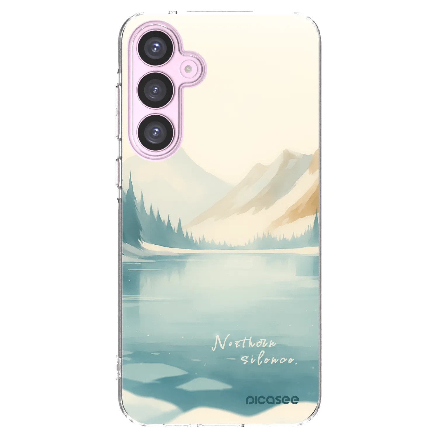 Picasee silikonový průhledný obal pro Samsung Galaxy A55 5G A556B - NOTHERN SILENCE