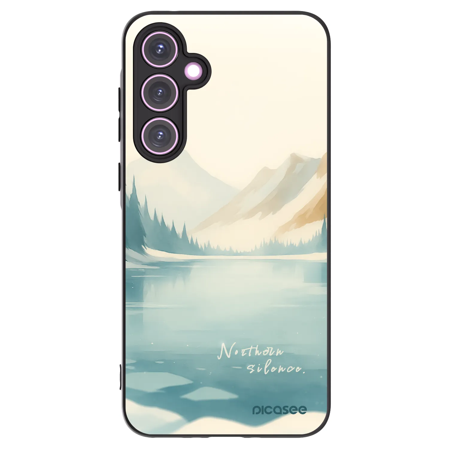 Picasee silikonový černý obal pro Samsung Galaxy A35 5G A356B - NOTHERN SILENCE