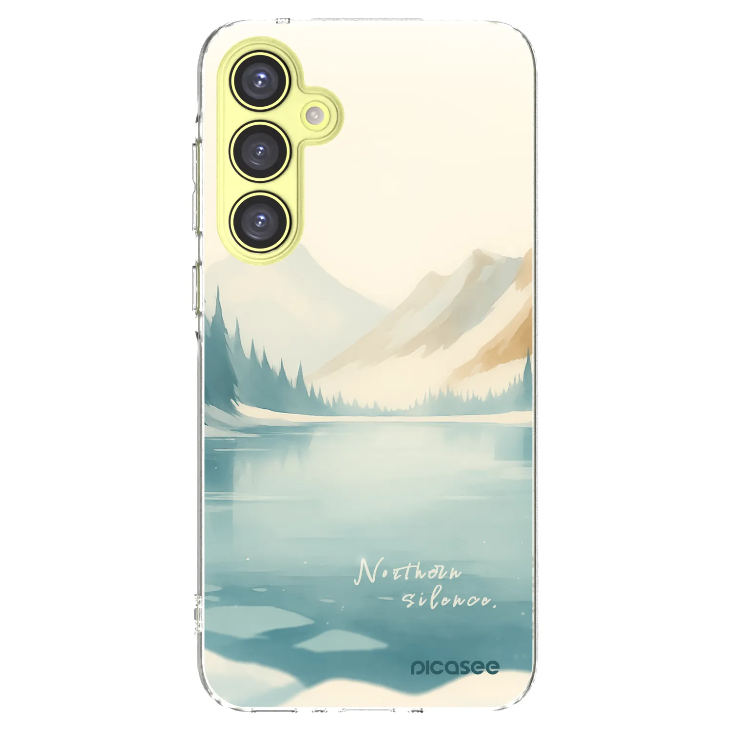 Picasee silikonový průhledný obal pro Samsung Galaxy A35 5G A356B - NOTHERN SILENCE