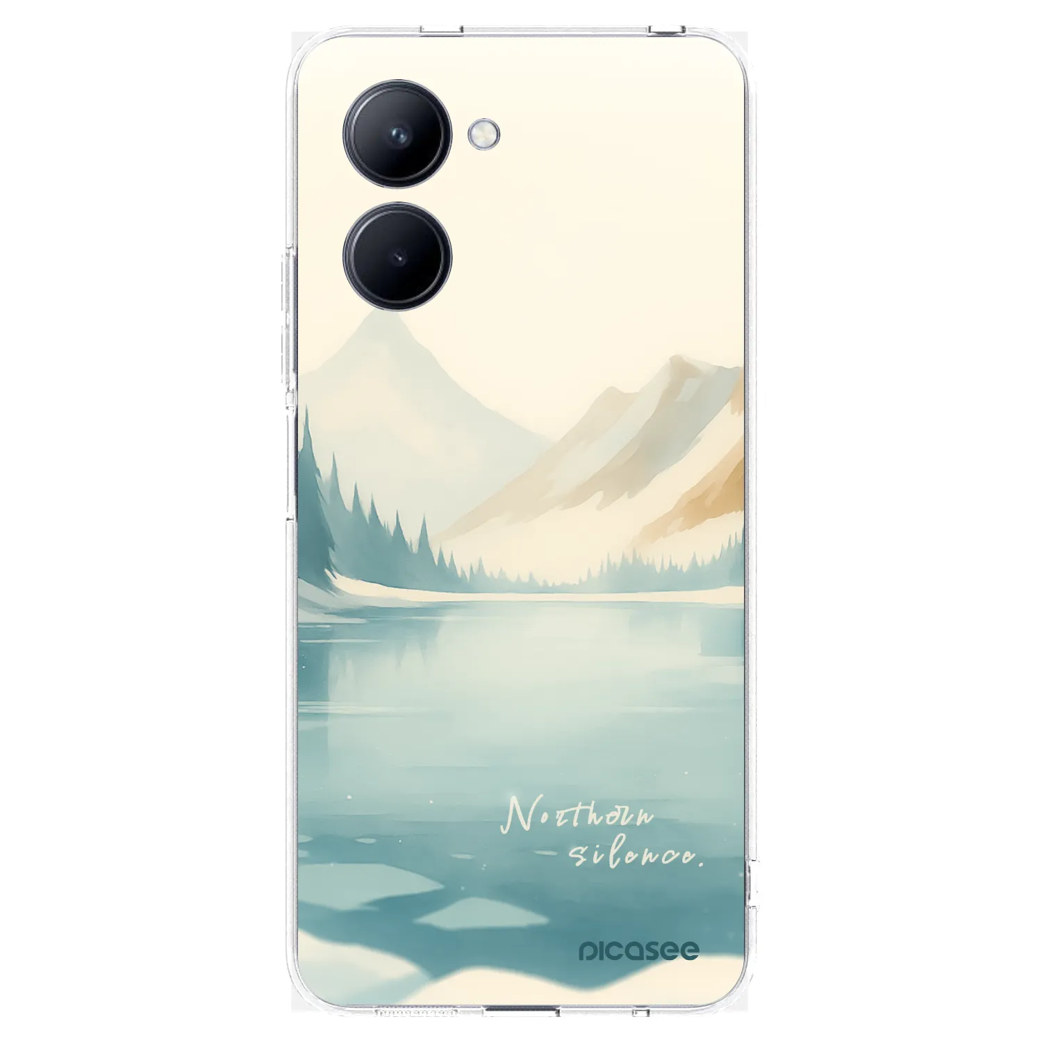 Picasee silikonový průhledný obal pro Realme C33 (2023) - NOTHERN SILENCE