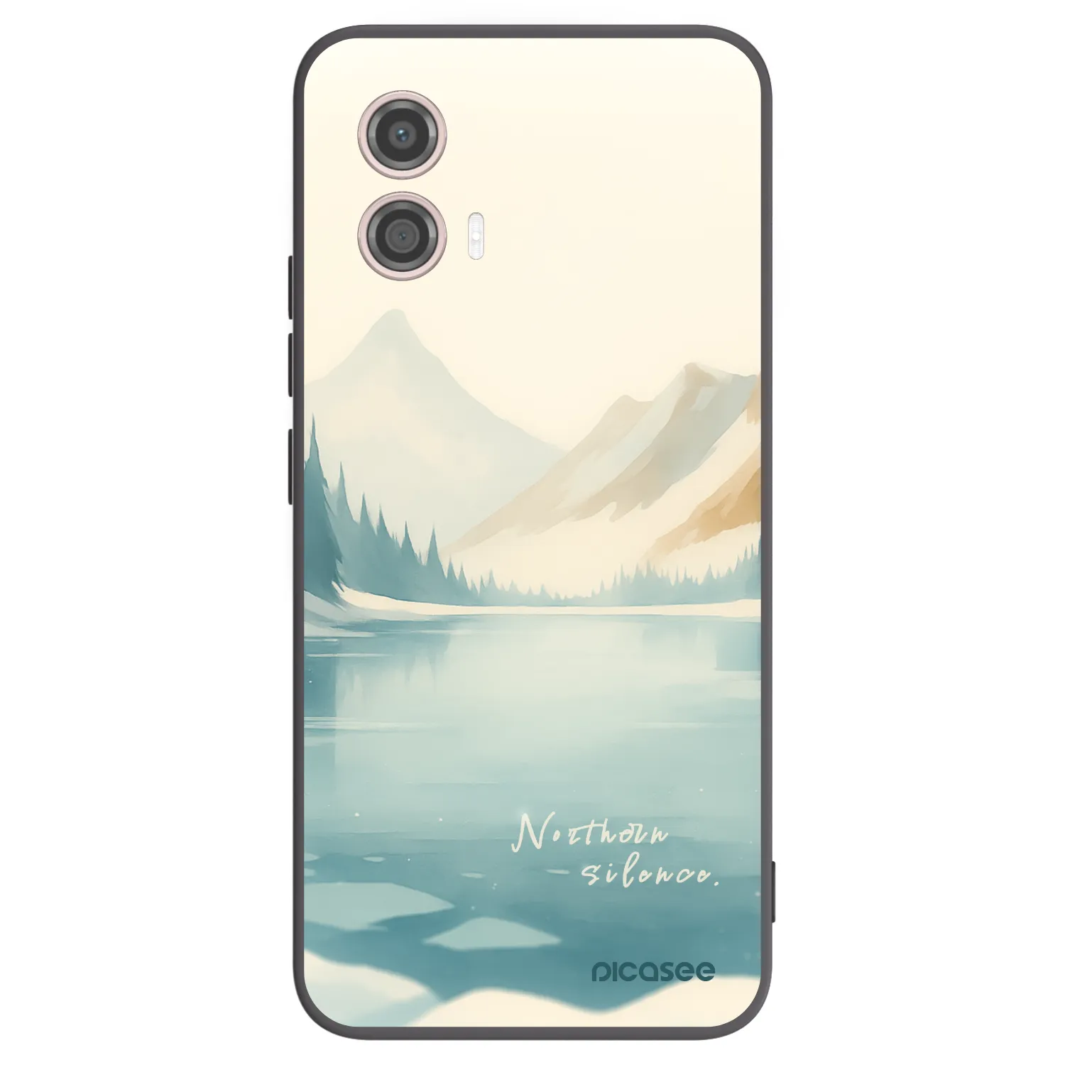 Picasee silikonový černý obal pro Motorola Moto G53 5G - NOTHERN SILENCE