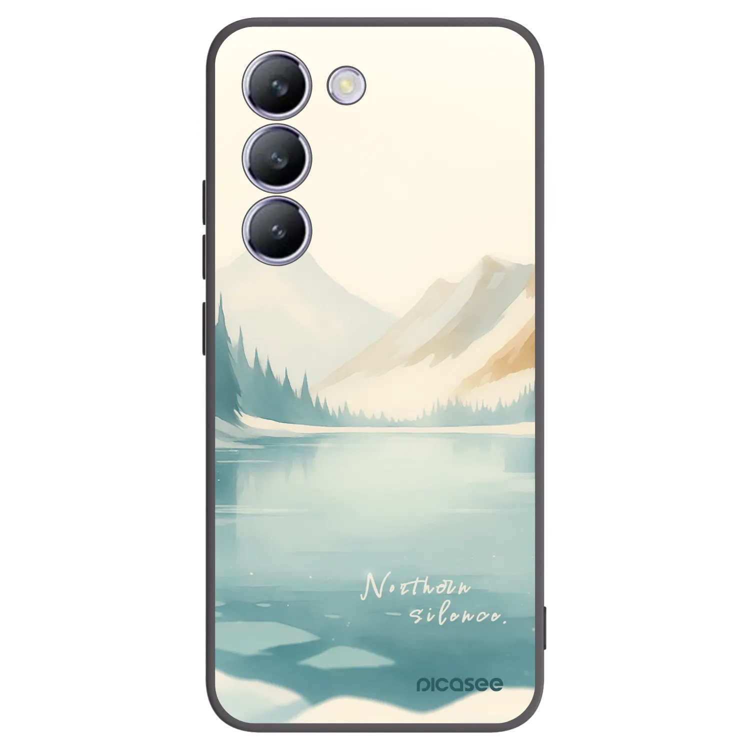 Picasee silikonový černý obal pro Vivo V40 SE 5G - NOTHERN SILENCE