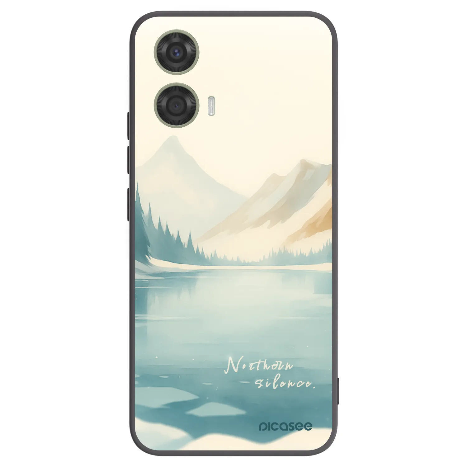 Picasee silikonový černý obal pro Motorola Moto G24 - NOTHERN SILENCE