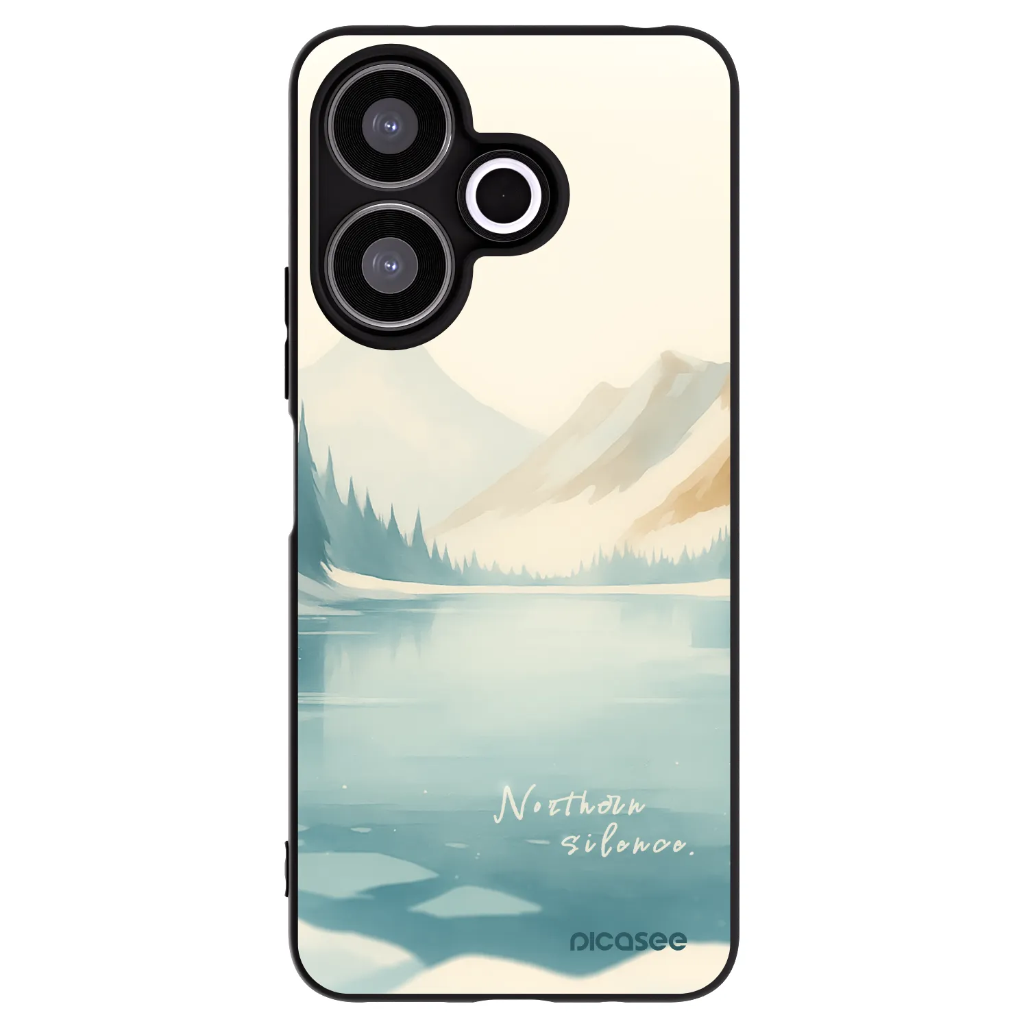 Picasee silikonový černý obal pro Xiaomi Redmi 13 4G - NOTHERN SILENCE