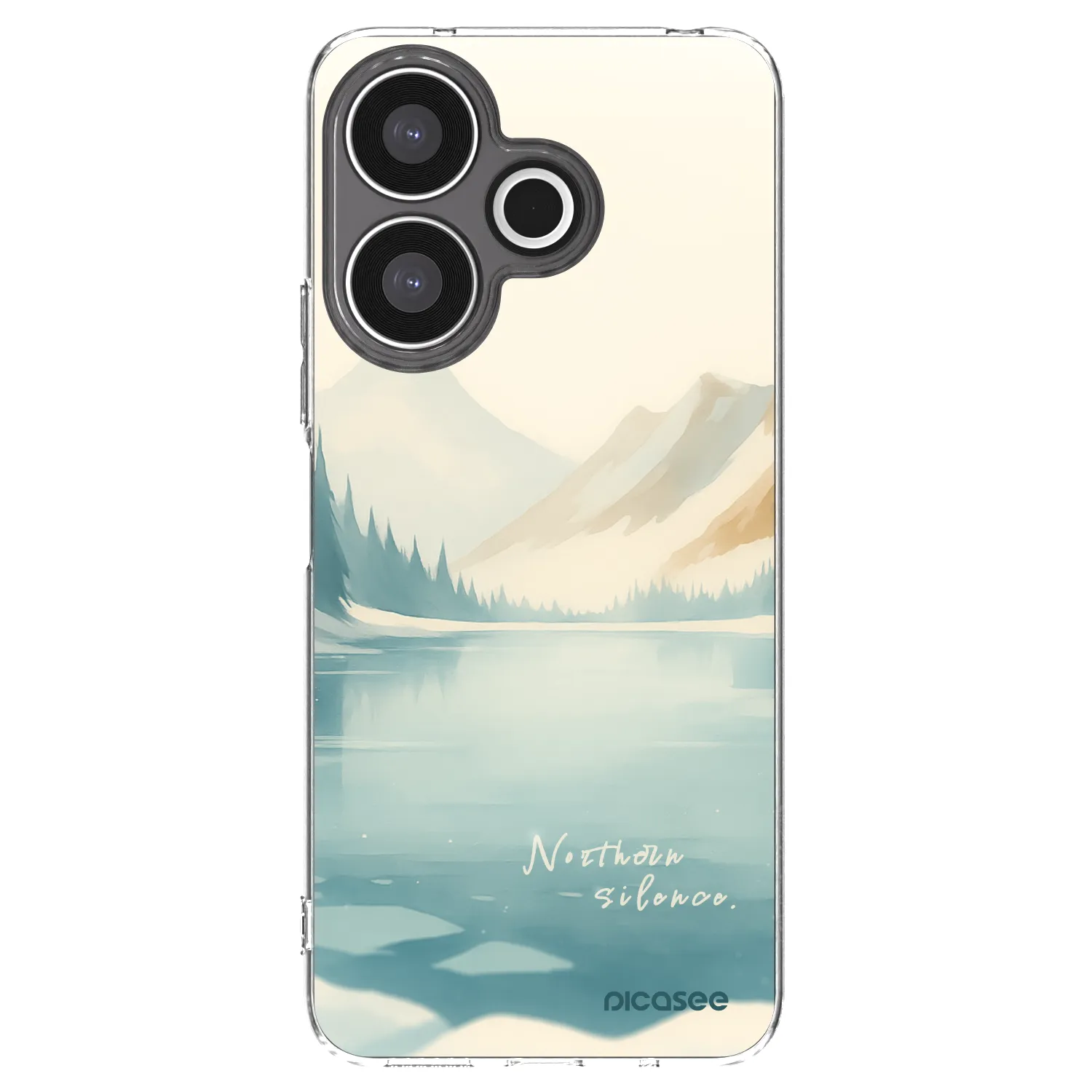 Picasee silikonový průhledný obal pro Xiaomi Redmi 13 4G - NOTHERN SILENCE