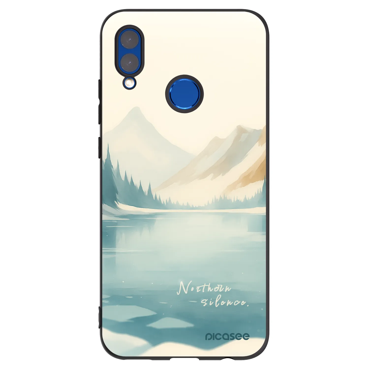 Picasee silikonový černý obal pro Huawei P Smart 2019 - NOTHERN SILENCE