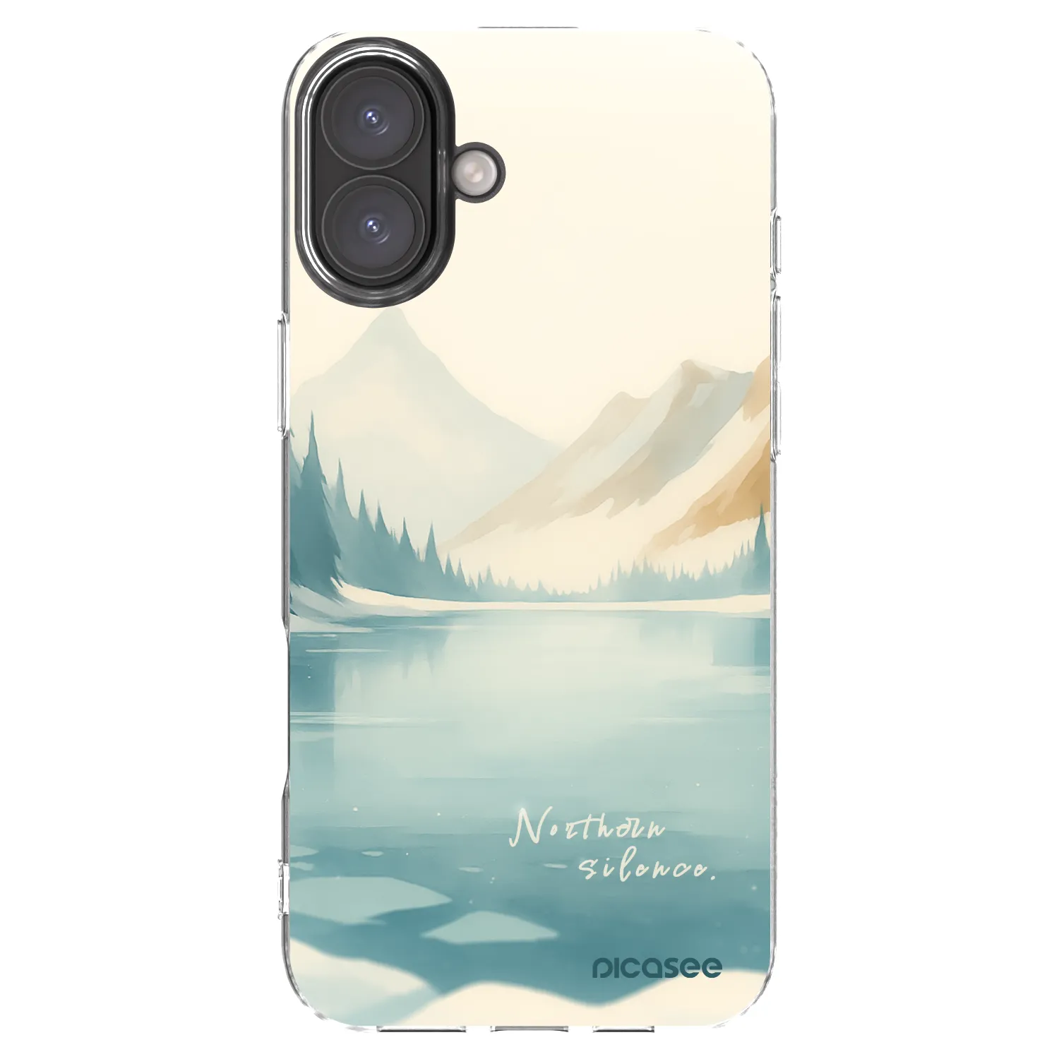 Picasee silikonový průhledný obal pro Apple iPhone 16 Plus - NOTHERN SILENCE