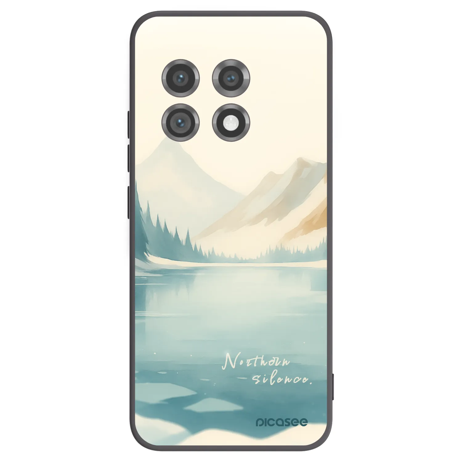 Picasee silikonový černý obal pro OnePlus 11 5G - NOTHERN SILENCE