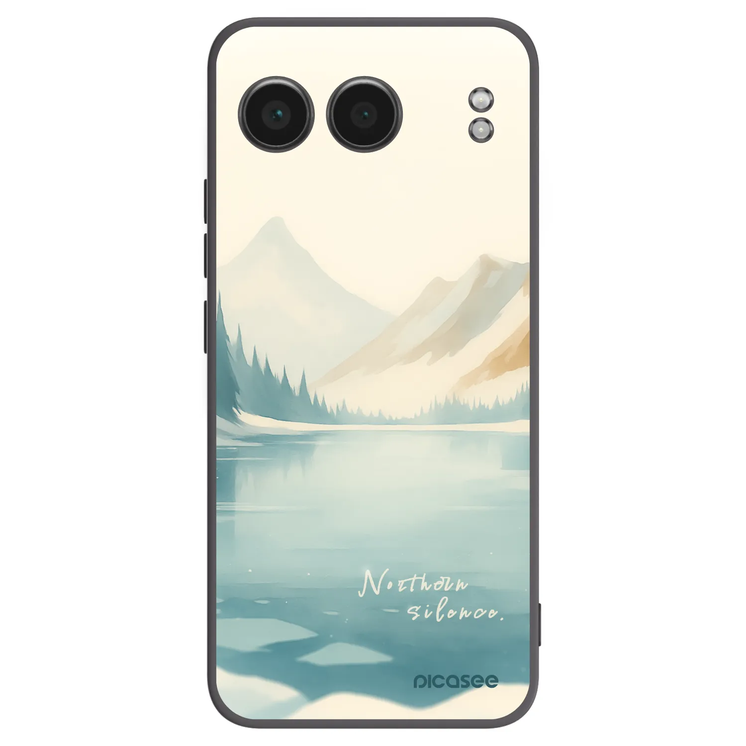 Picasee silikonový černý obal pro OnePlus Nord 4 - NOTHERN SILENCE
