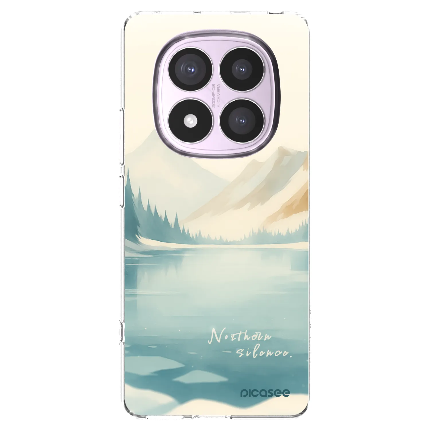 Picasee silikonový průhledný obal pro Xiaomi Redmi Note 14 Pro 5G - NOTHERN SILENCE