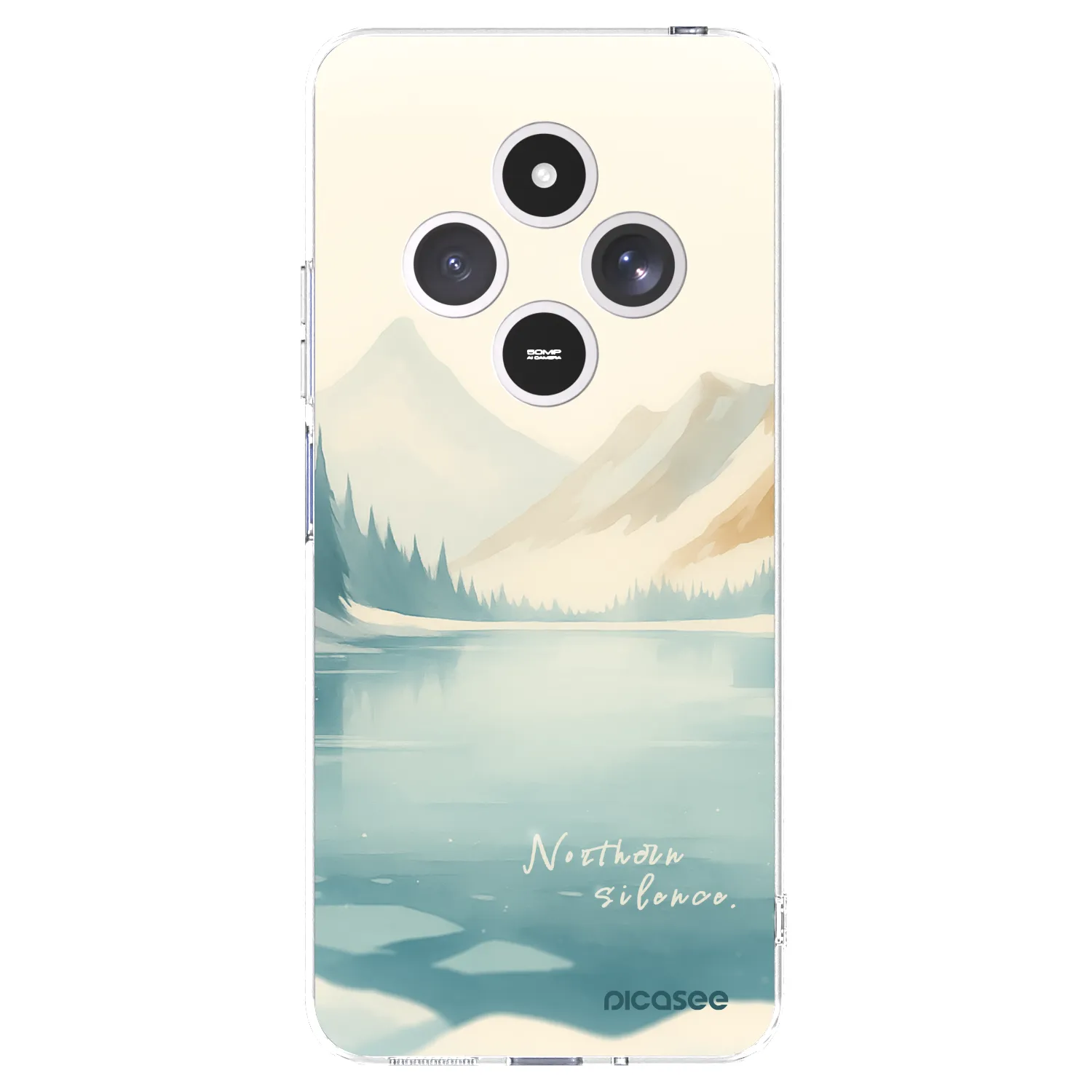 Picasee silikonový průhledný obal pro Xiaomi Redmi 14C - NOTHERN SILENCE