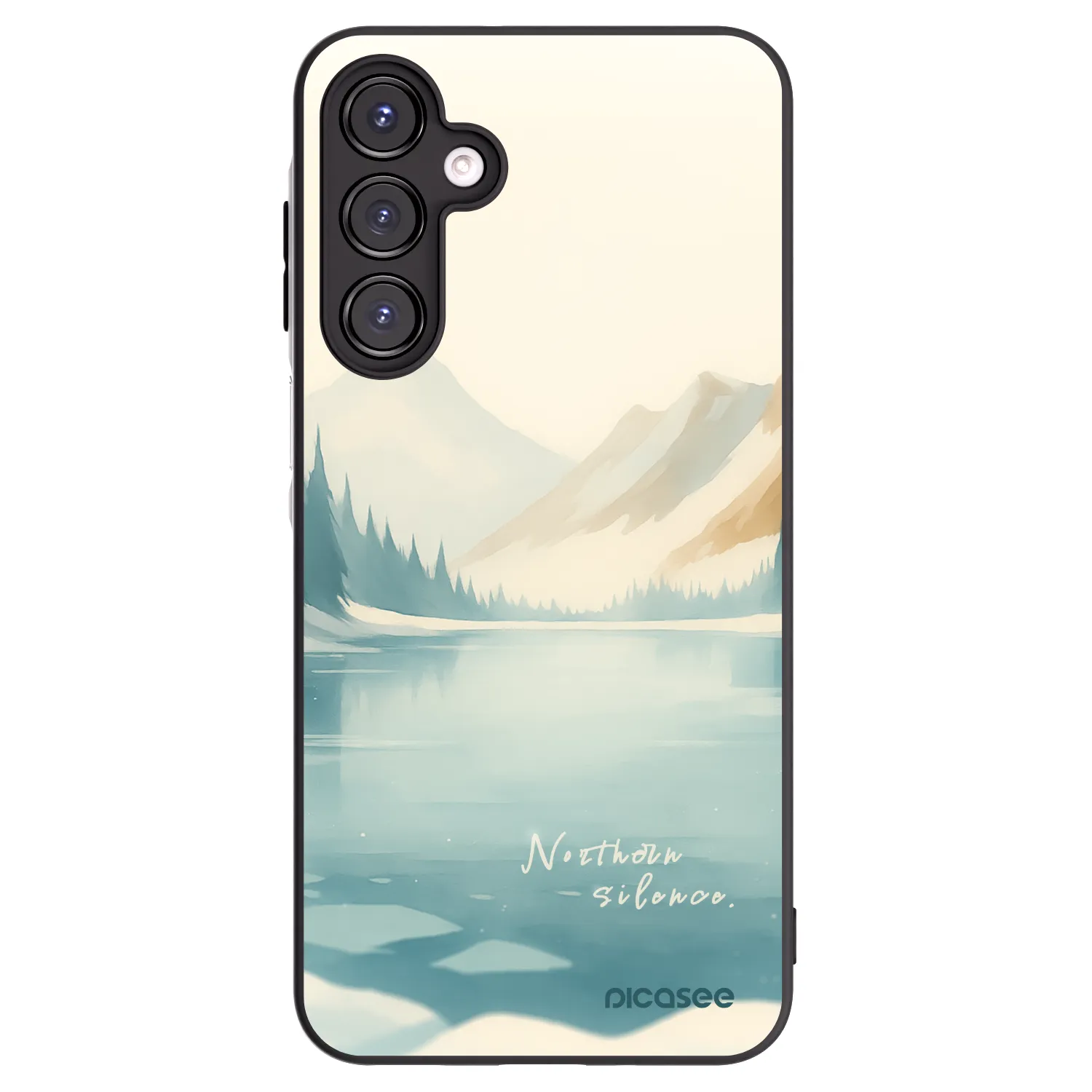 Picasee silikonový černý obal pro Samsung Galaxy A16 5G - NOTHERN SILENCE