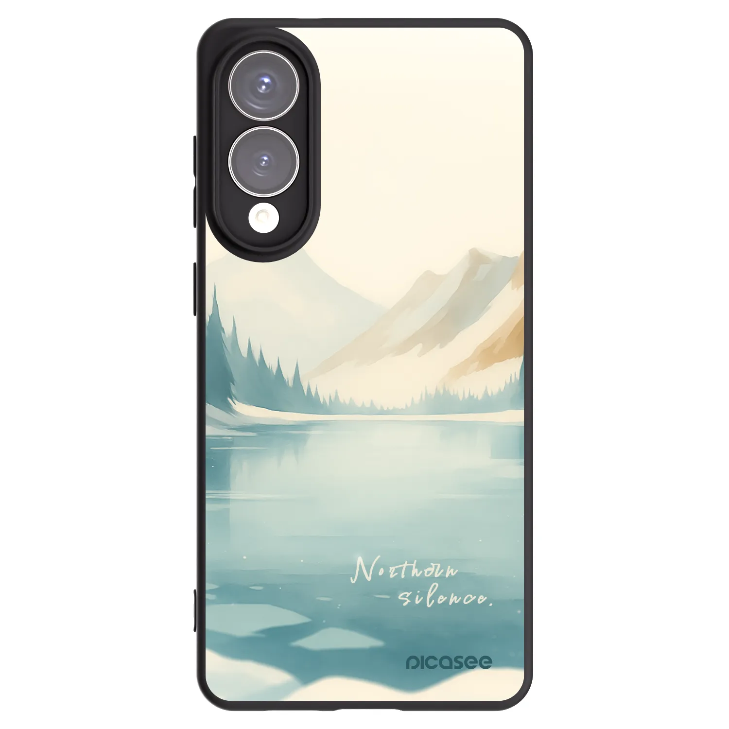 Picasee silikonový černý obal pro Samsung Galaxy S25 Edge 5G - NOTHERN SILENCE