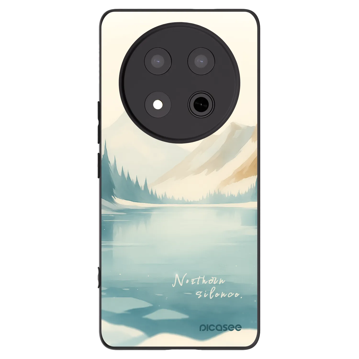 Picasee silikonový černý obal pro Honor Magic7 Lite 5G - NOTHERN SILENCE