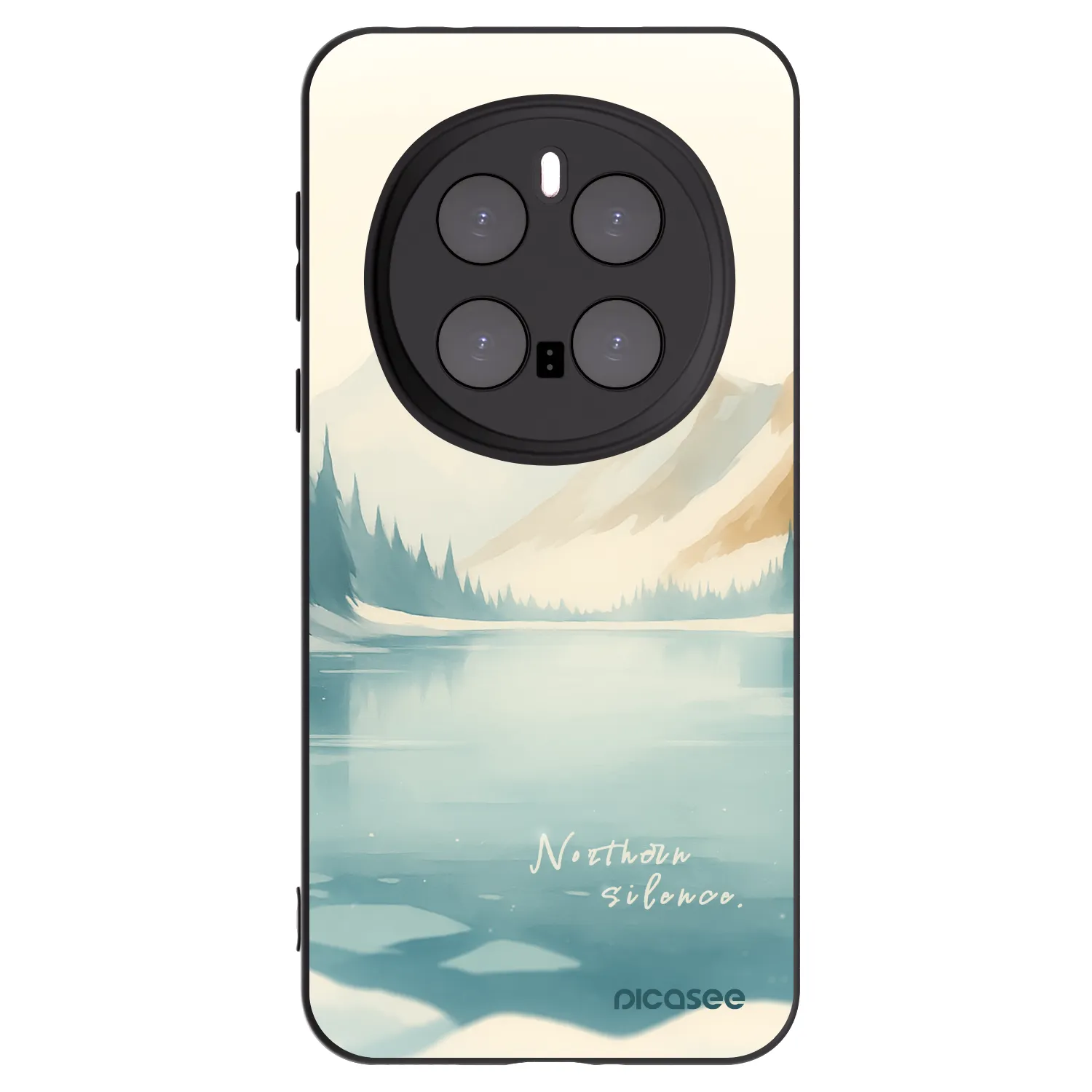 Picasee silikonový černý obal pro Honor Magic7 Pro 5G - NOTHERN SILENCE