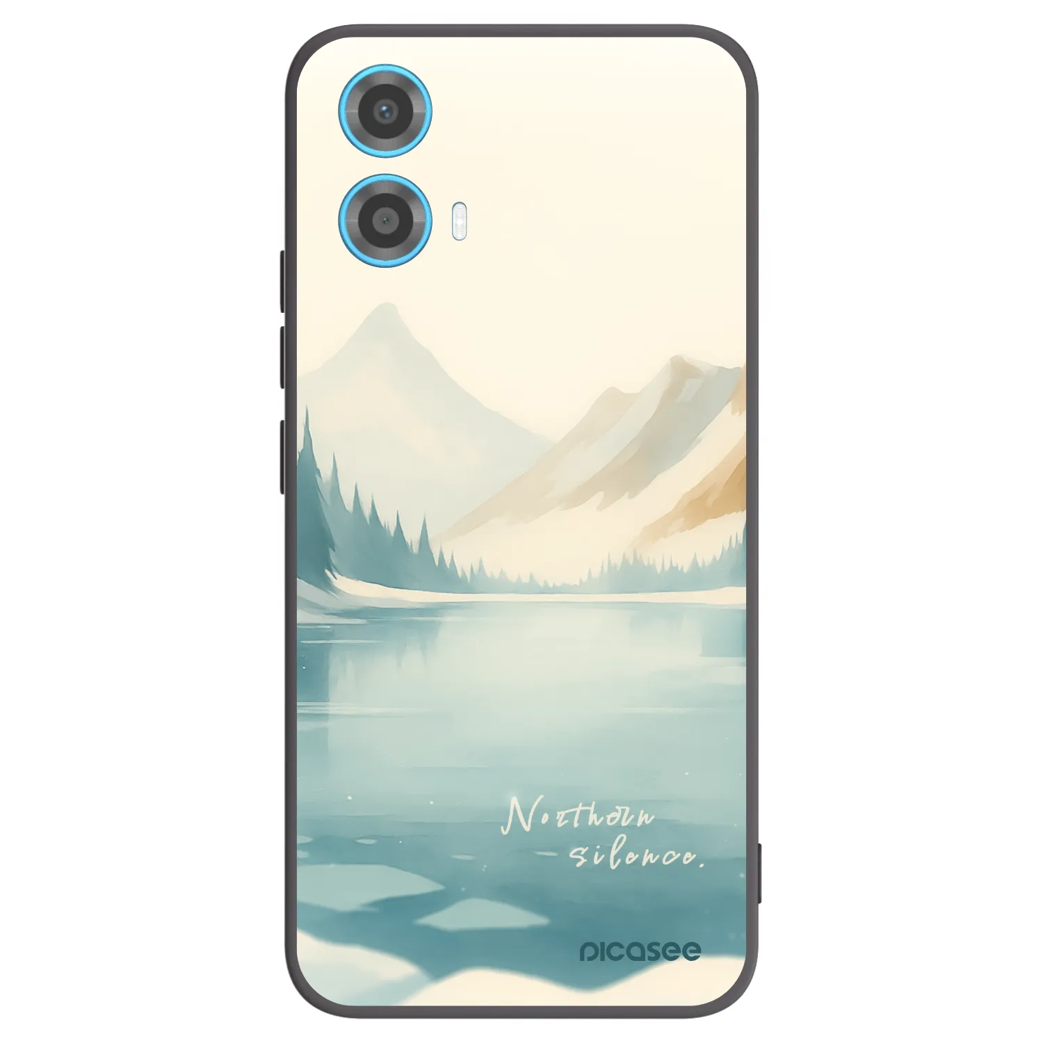 Picasee silikonový černý obal pro Motorola Moto G34 5G - NOTHERN SILENCE