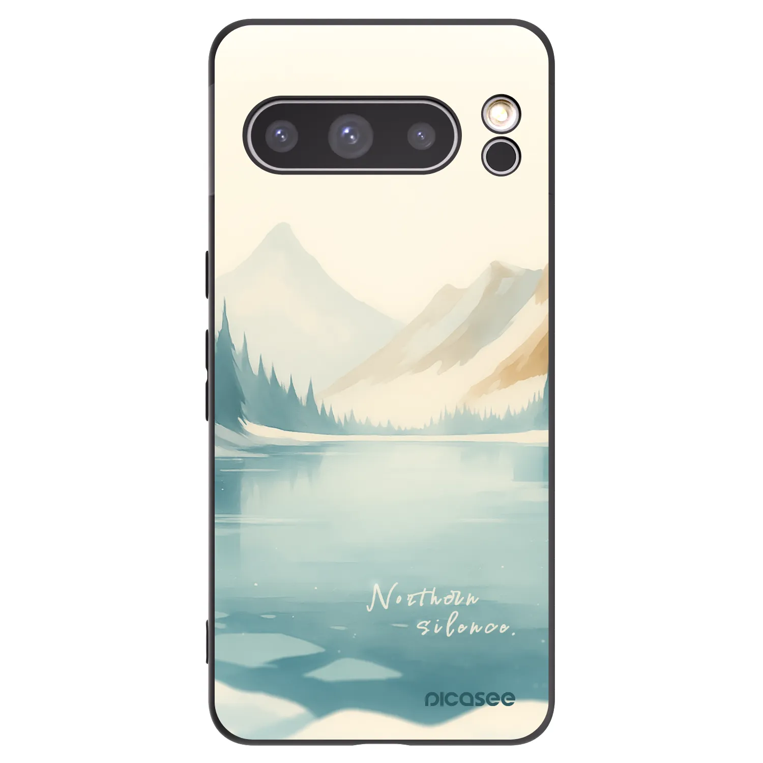 Picasee silikonový černý obal pro Google Pixel 8 Pro - NOTHERN SILENCE