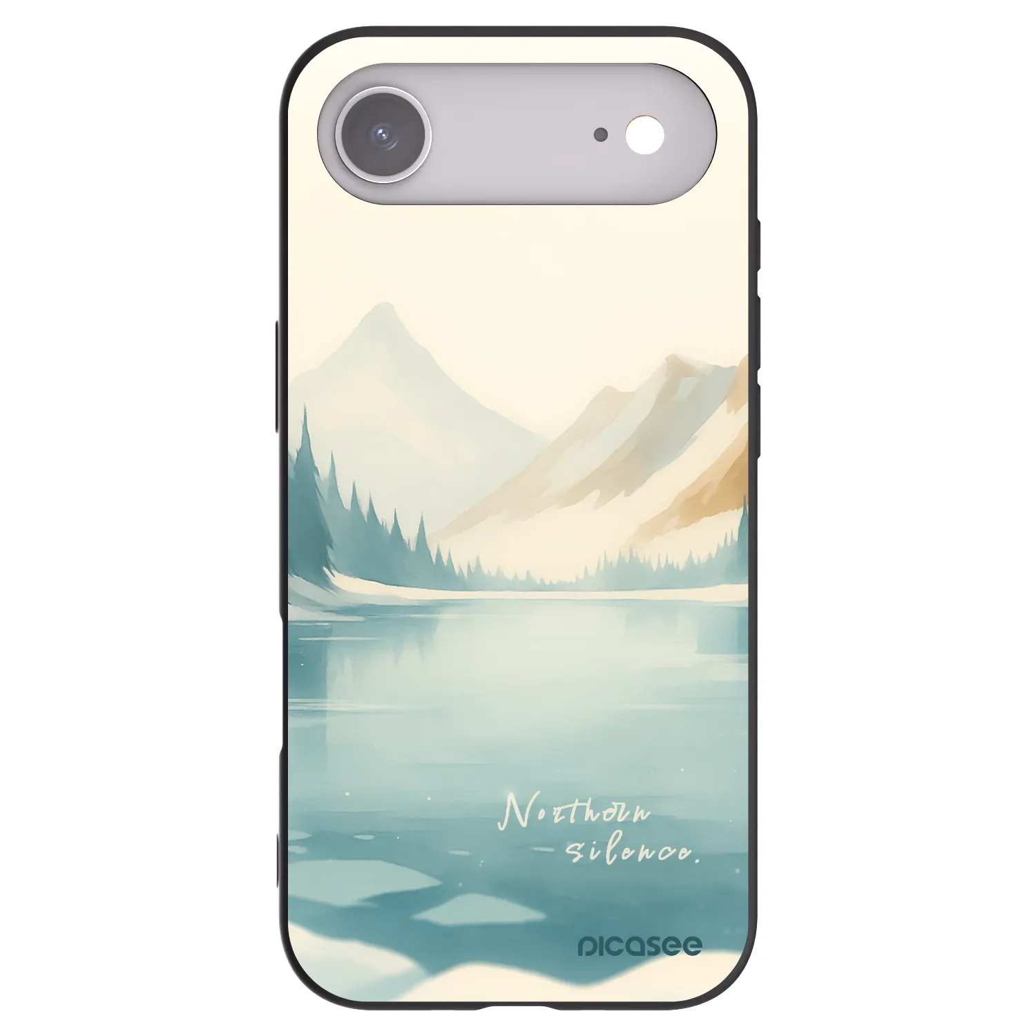 Picasee silikonový černý obal pro Apple iPhone Air - NOTHERN SILENCE