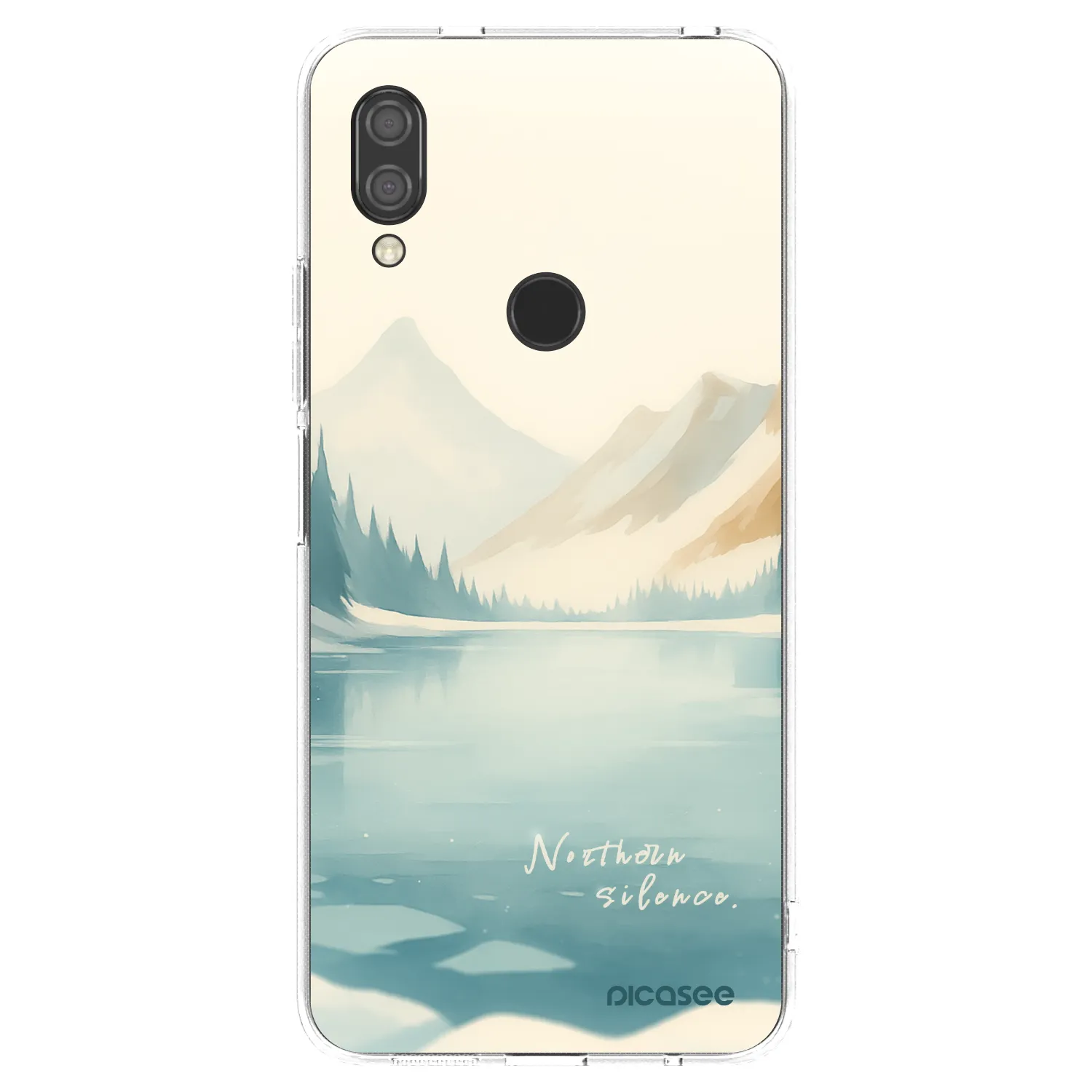 Picasee silikonový průhledný obal pro Xiaomi Redmi 7 - NOTHERN SILENCE