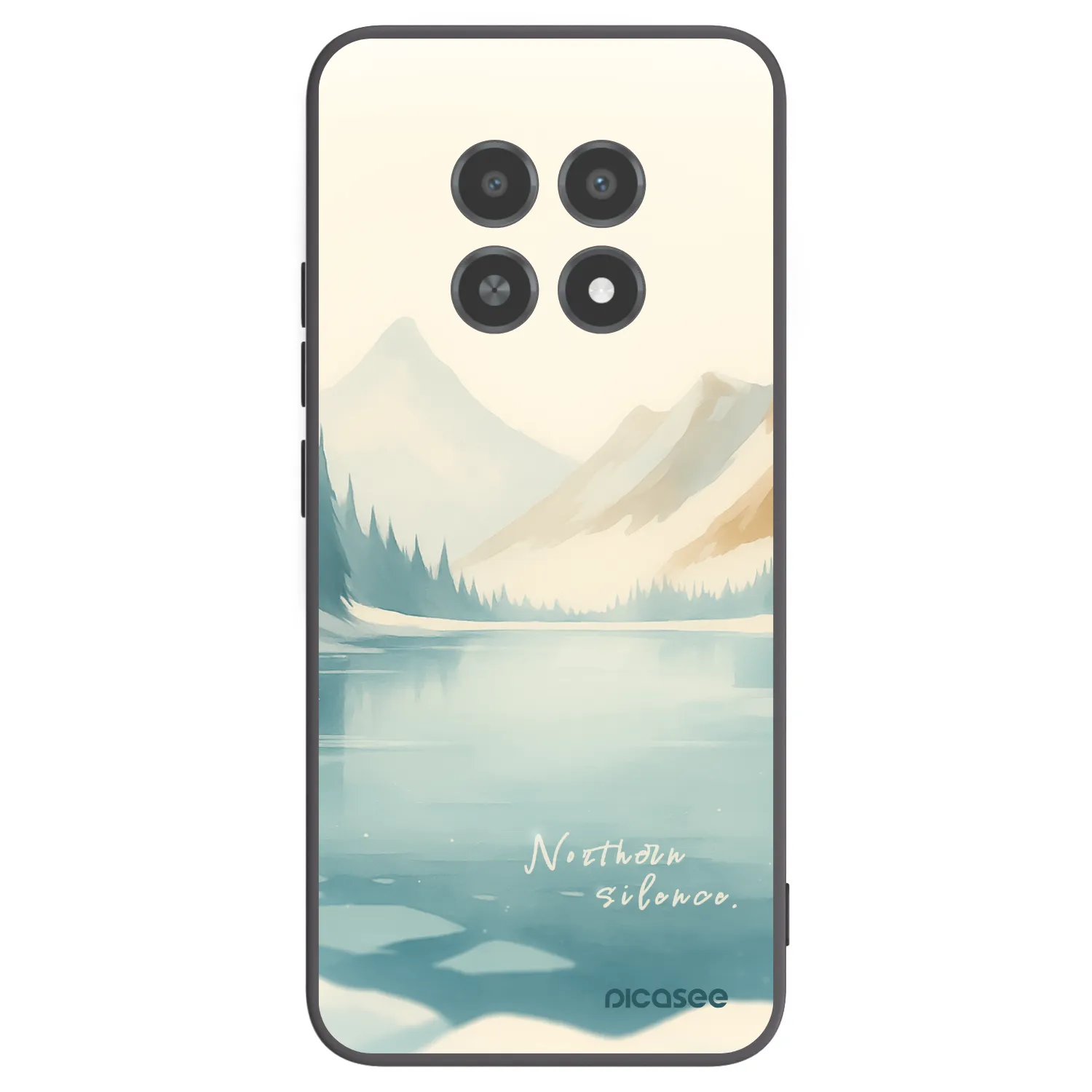 Picasee silikonový černý obal pro Realme 12X - NOTHERN SILENCE